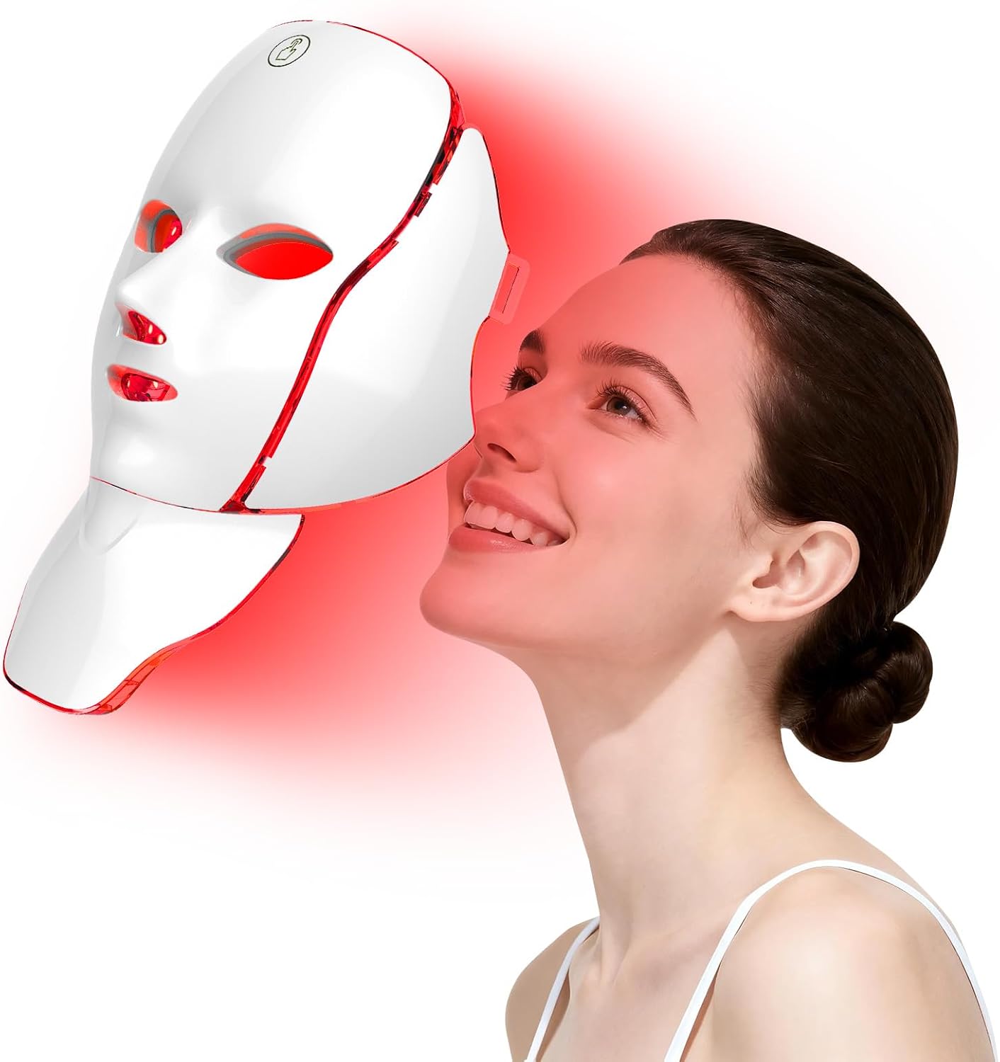 ALMOHADILLA TERAPÉUTICA VILEELIA LED PARA ROSTRO Y CUELLO GEN 2 BLANCA - 1