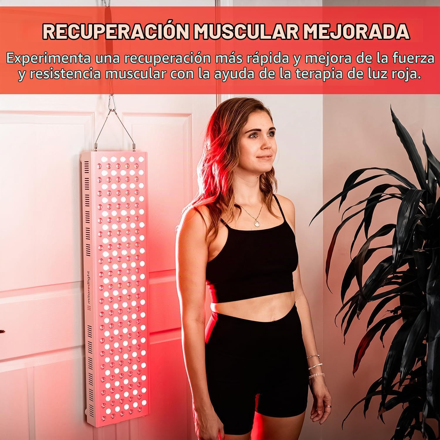 PANEL DE LUZ ROJA MITO RED LIGHT MITOMAX 2.0 PARA TERAPIA FACIAL Y CORPORAL - 4