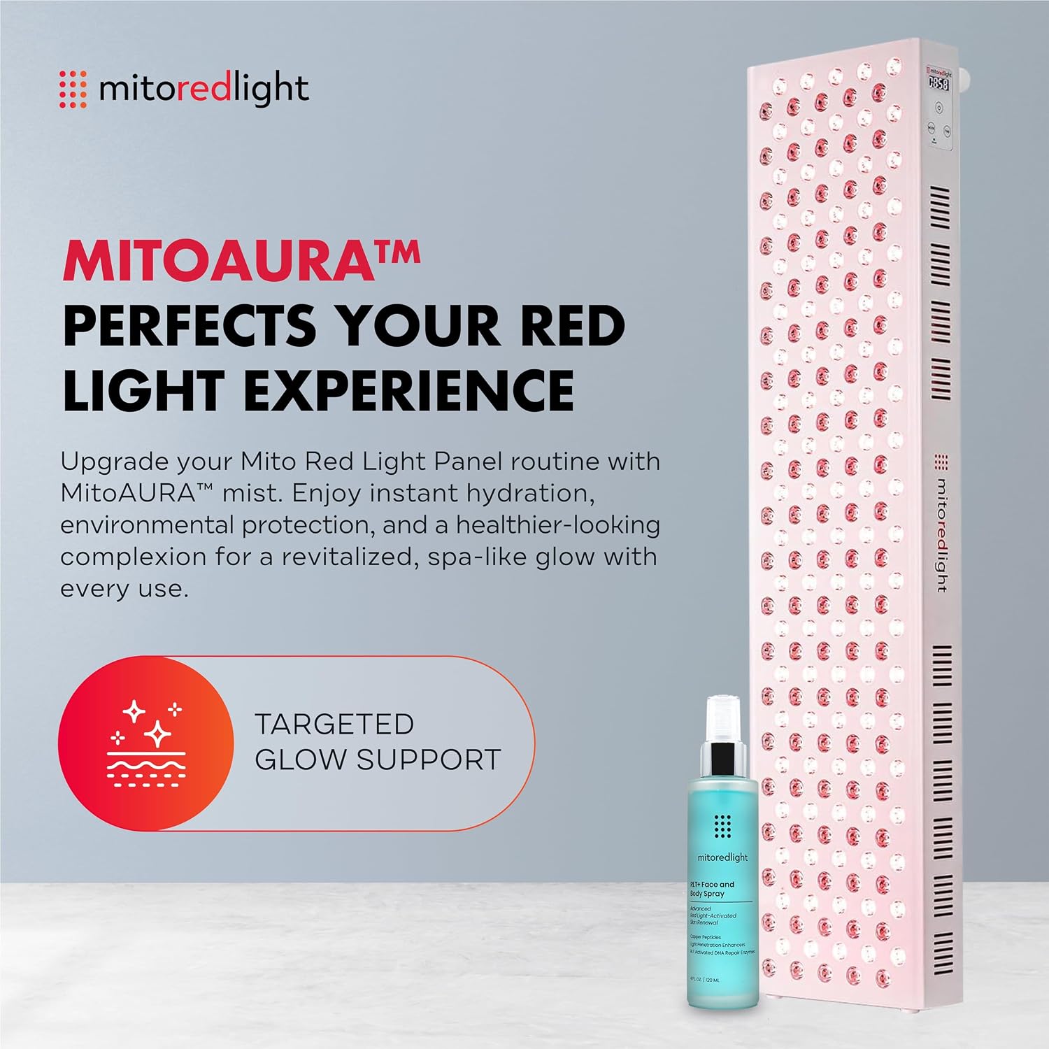 PANEL DE LUZ ROJA MITO RED LIGHT MITOMAX 2.0 PARA TERAPIA FACIAL Y CORPORAL - 5