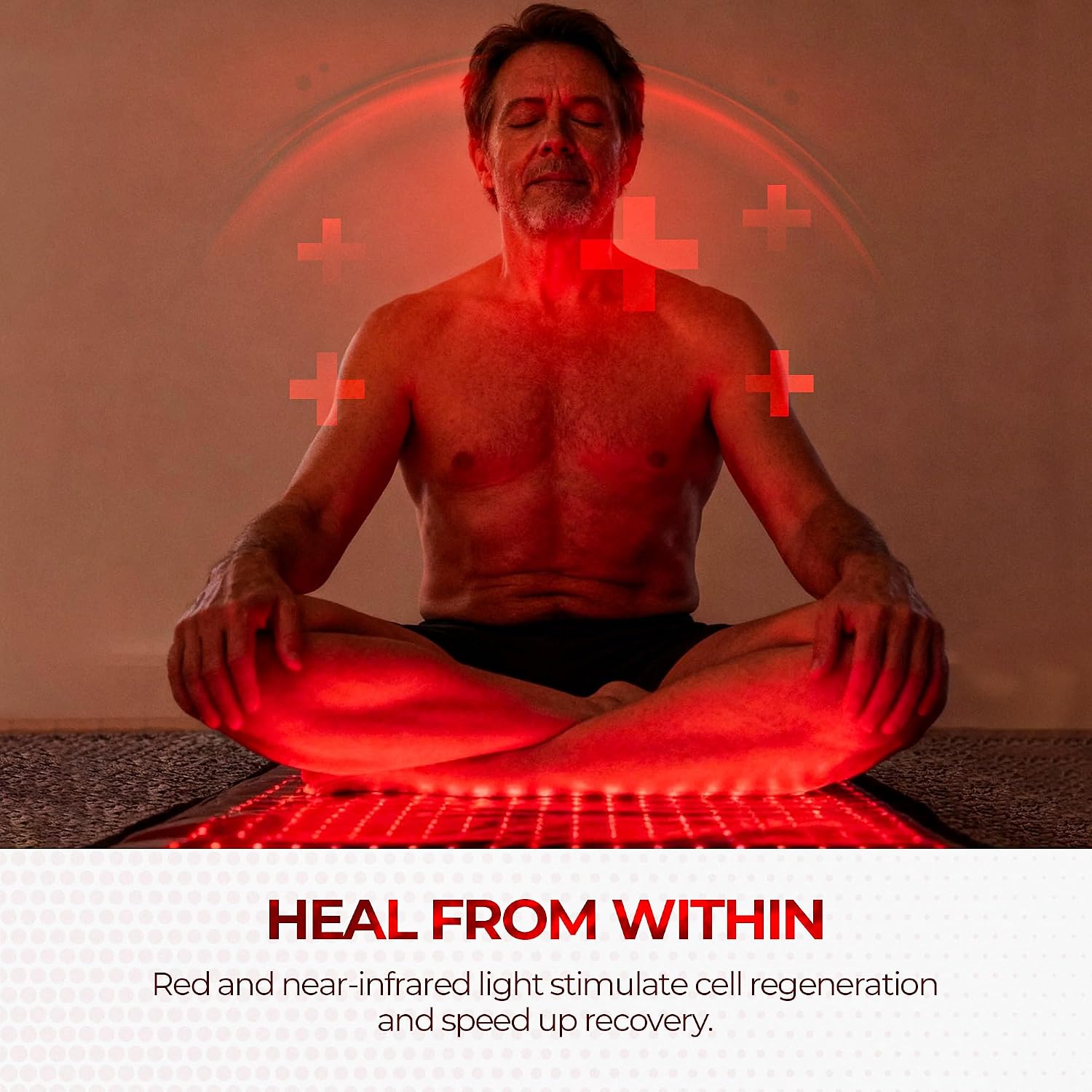 ALMOHADILLA TERAPÉUTICA NUVIO RED LIGHT THERAPY PARA CUERPO CON 5 NIVELES DE INTENSIDAD - 3