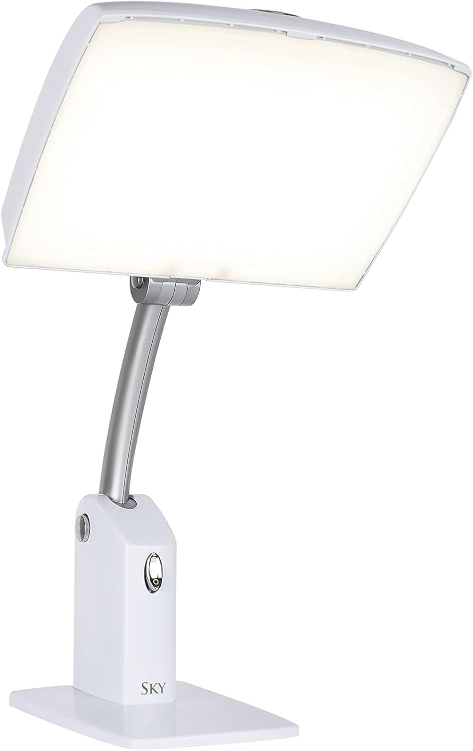 LÁMPARA DE TERAPIA DE LUZ CAREX DAY-LIGHT SKY 10000 LUX BLANCA CON ALTURA Y BRILLO AJUSTABLES - 1