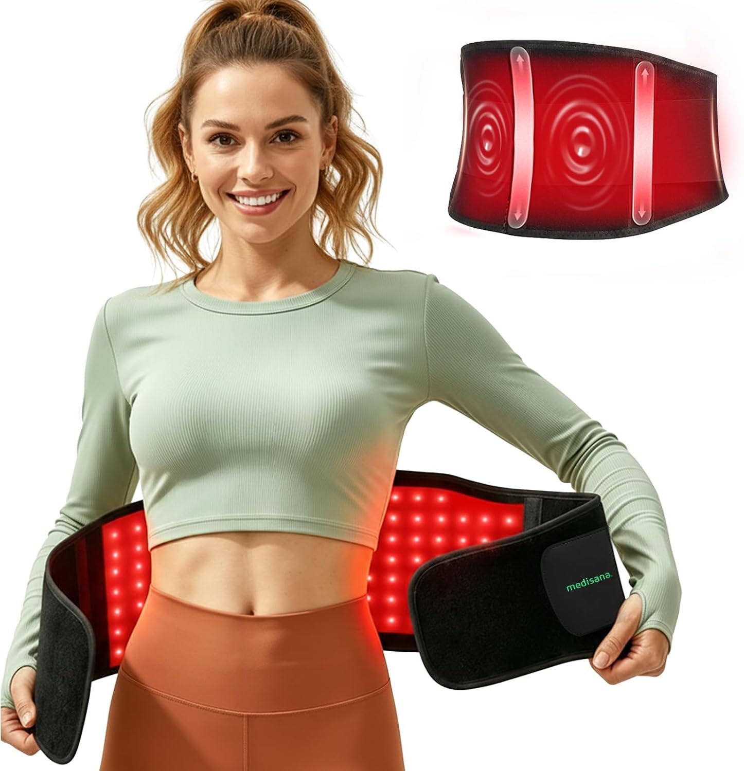 ALMOHADILLA TERAPÉUTICA MEDISANA RED LIGHT THERAPY PARA CUERPO - 1
