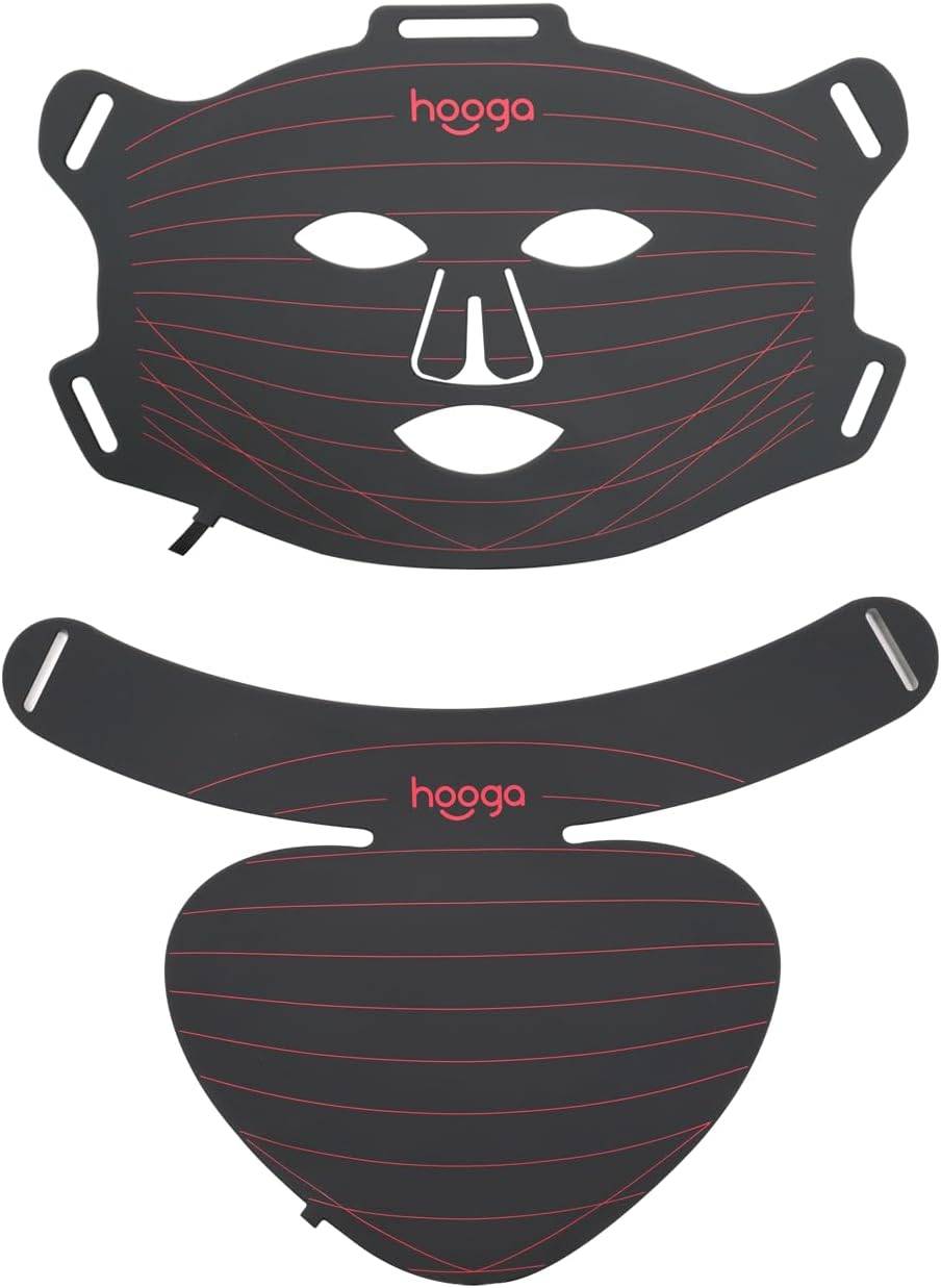 ALMOHADA TERAPÉUTICA HOOGA RED LIGHT THERAPY MASK PARA CARA Y CUELLO - 1