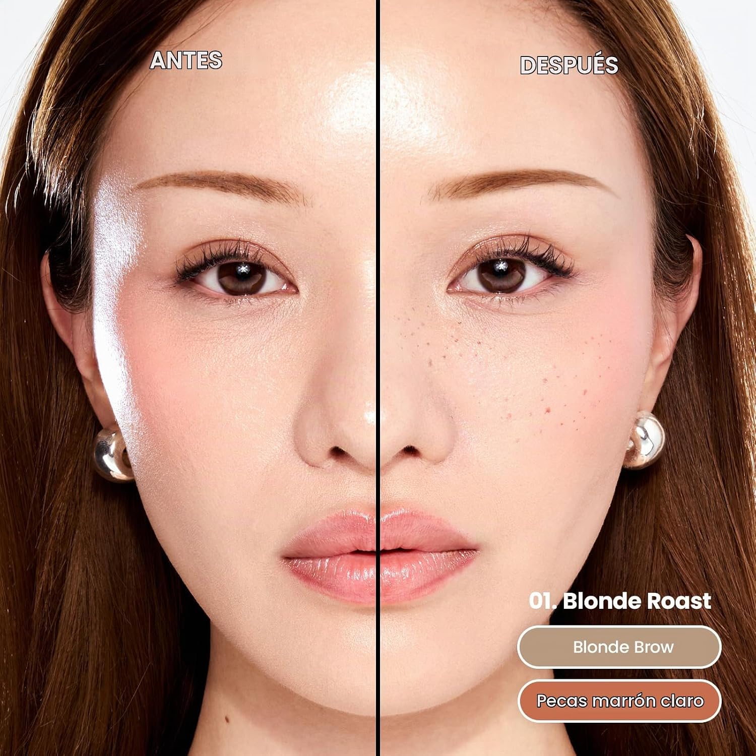 GEL PARA CEJAS Y LÁPIZ DE PECAS SACHEU BROW Y FRECKLE STAY-N BLONDE ROAST - 3