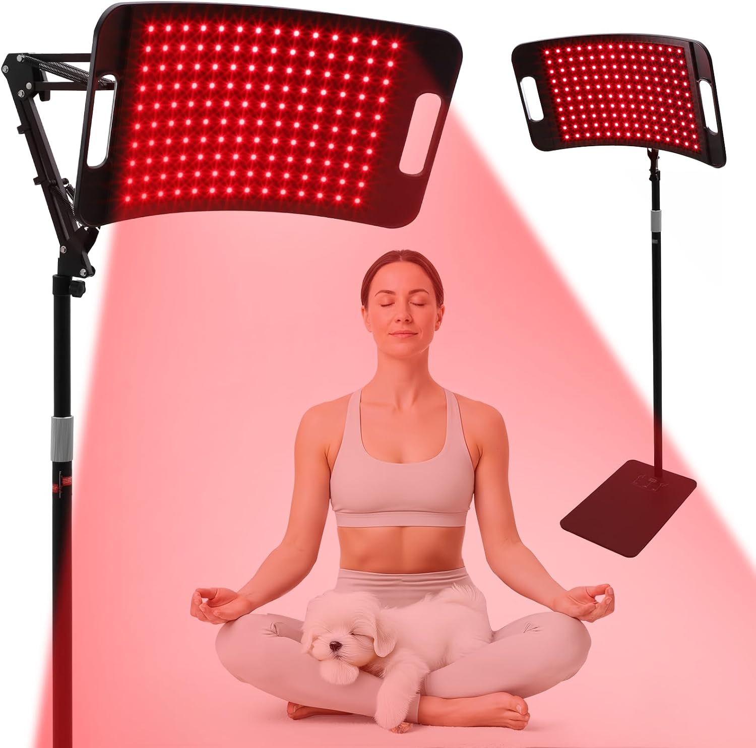 LÁMPARA DE TERAPIA DE LUZ ROJA LEDINO 140 LEDS PARA CUERPO Y ROSTRO - 1