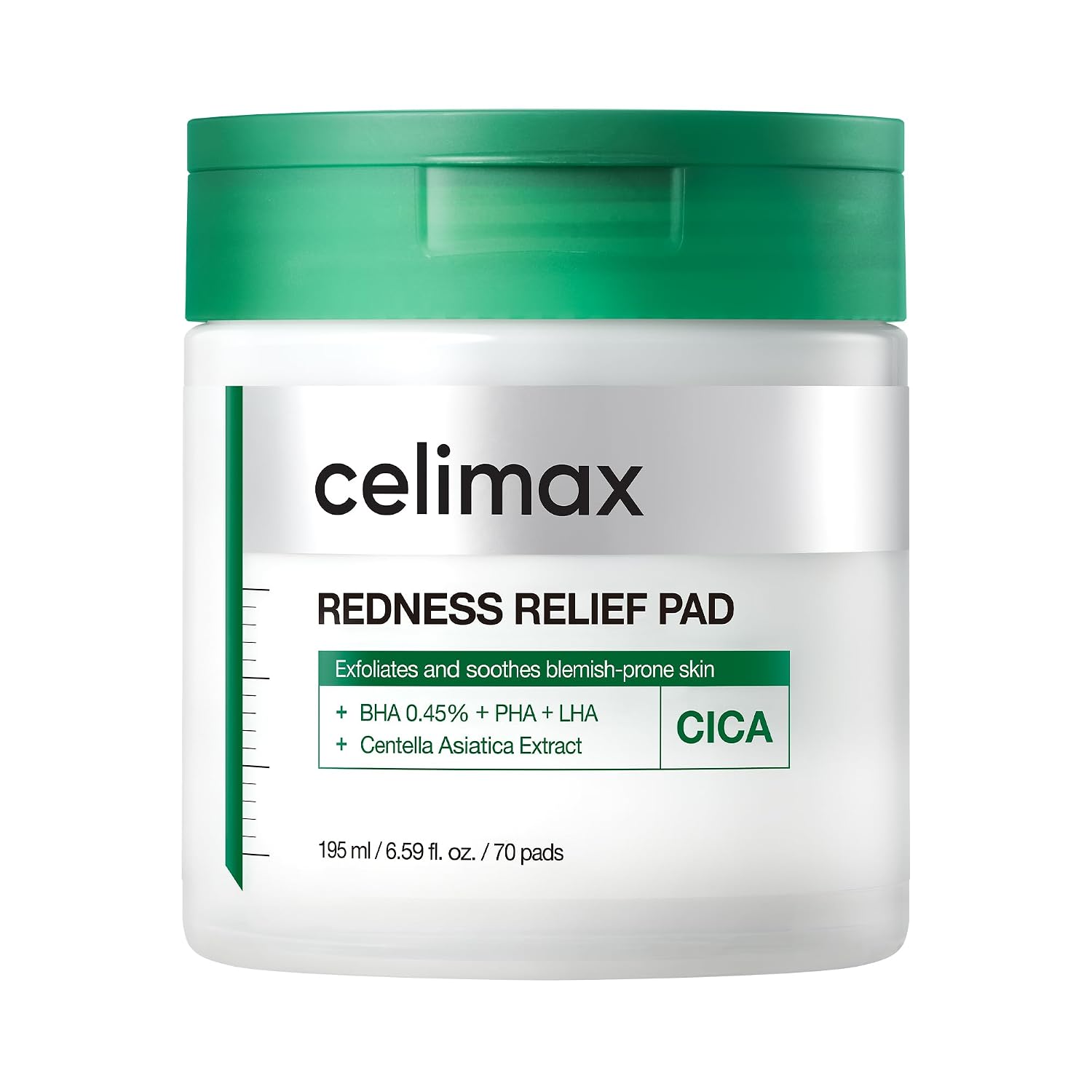 PADS TÓNICO CELIMAX SOOTHING CICA REDNESS RELIEF 70 UNIDADES - 1