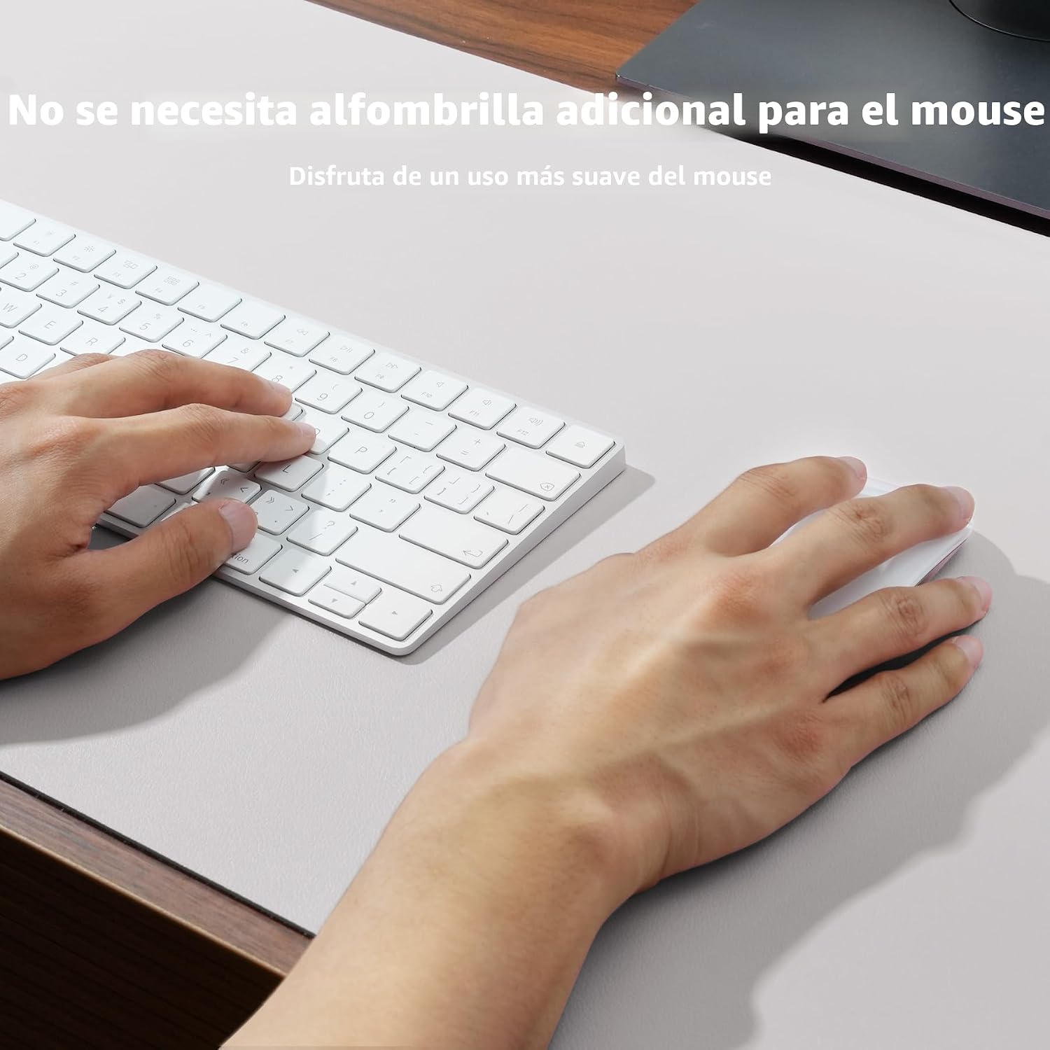 MOUSE PAD AOTHIA LARGE PU LEATHER DESK PAD PROTECTOR 60X35 CM LAVANDA CLARO - 3