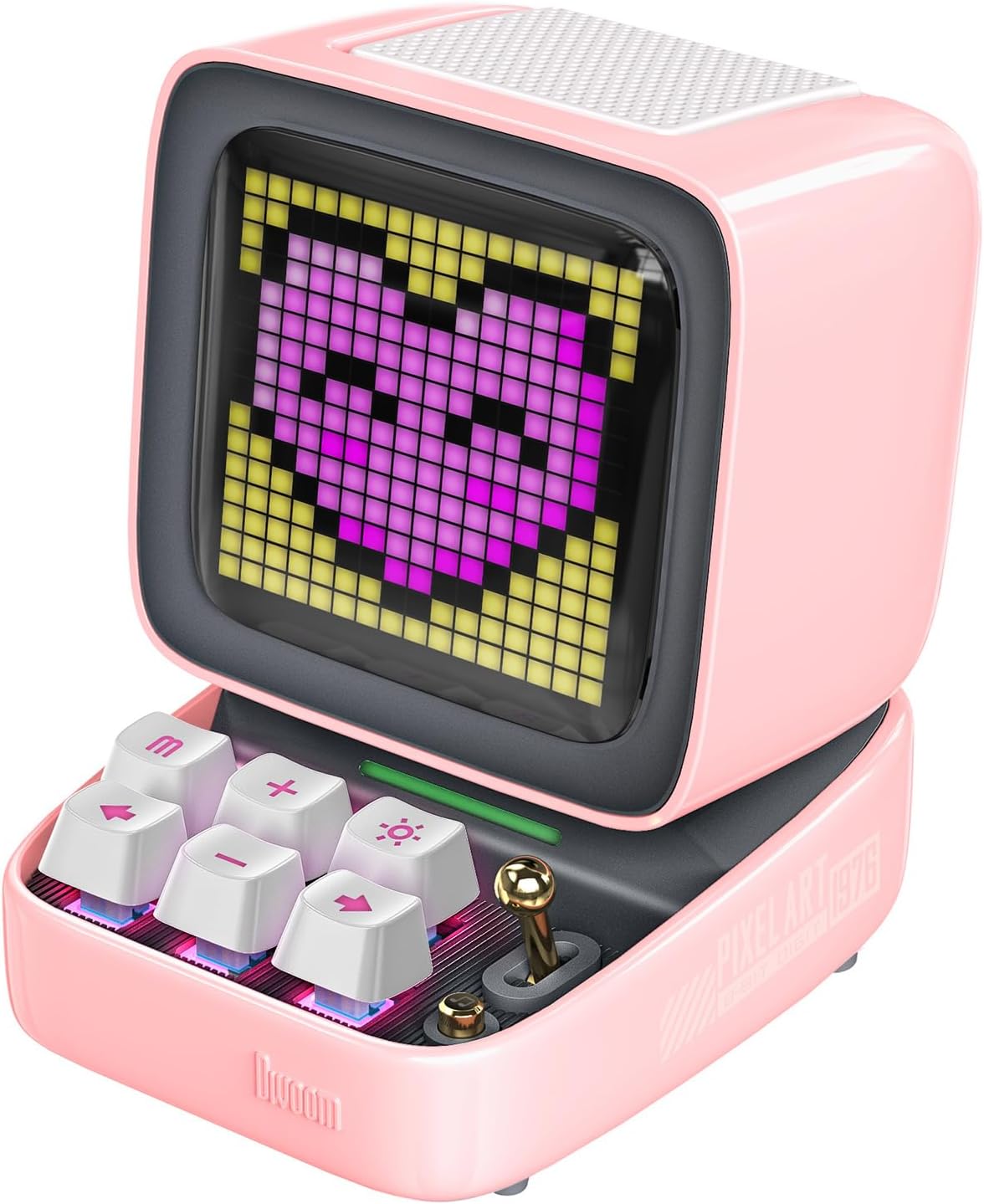 PARLANTE PORTÁTIL DIVOOM DITOO RETRO PIXEL ART 15W BLUETOOTH ROSA - 1
