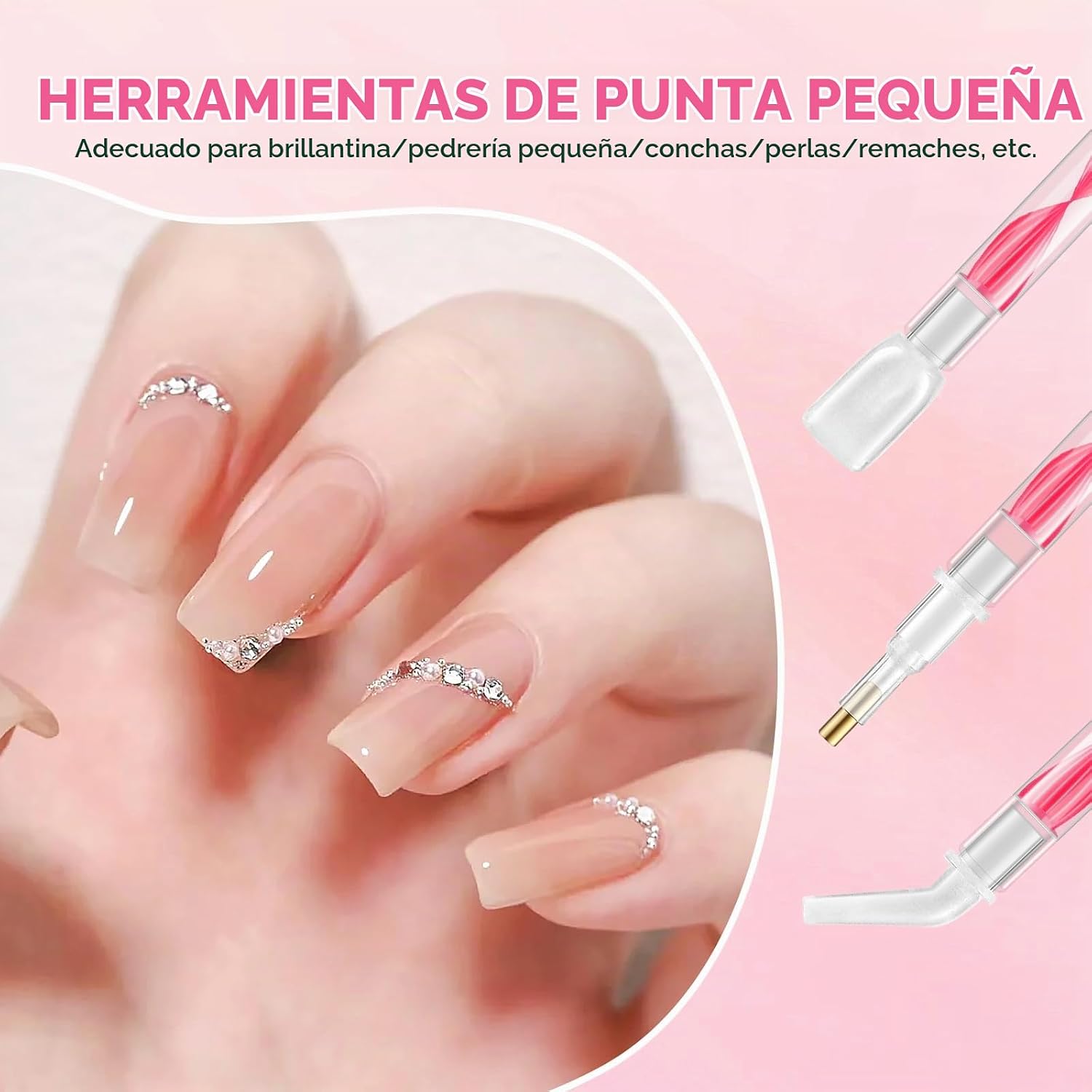 KIT DE HERRAMIENTAS PARA PIEDRAS EUDAICFUL 16 PIEZAS CON BOLÍGRAFO Y CAJA ORGANIZADORA - 4