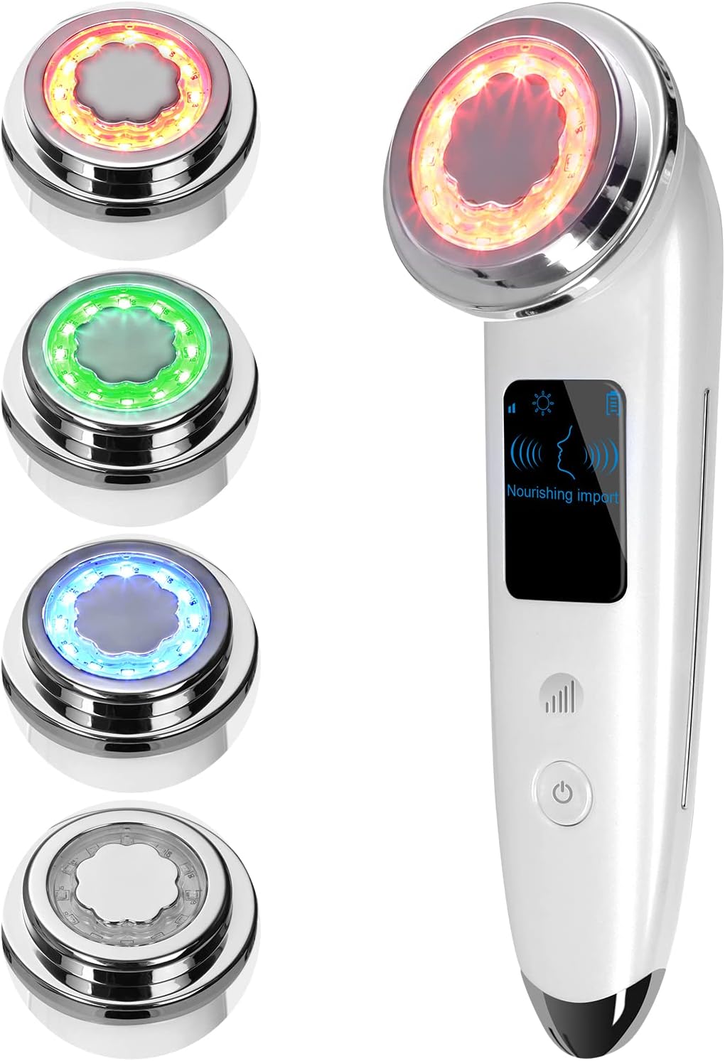 MASAJEADOR FACIAL ELÉCTRICO VOFEL 4 EN 1 BLANCO - 1
