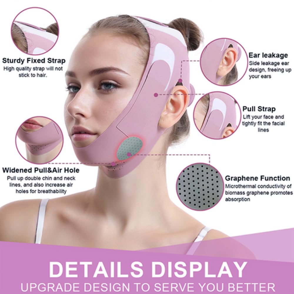 MASCARILLA FACIAL ROWMATE GRAPHENE V-LINE LILAC MEDIANA - 4