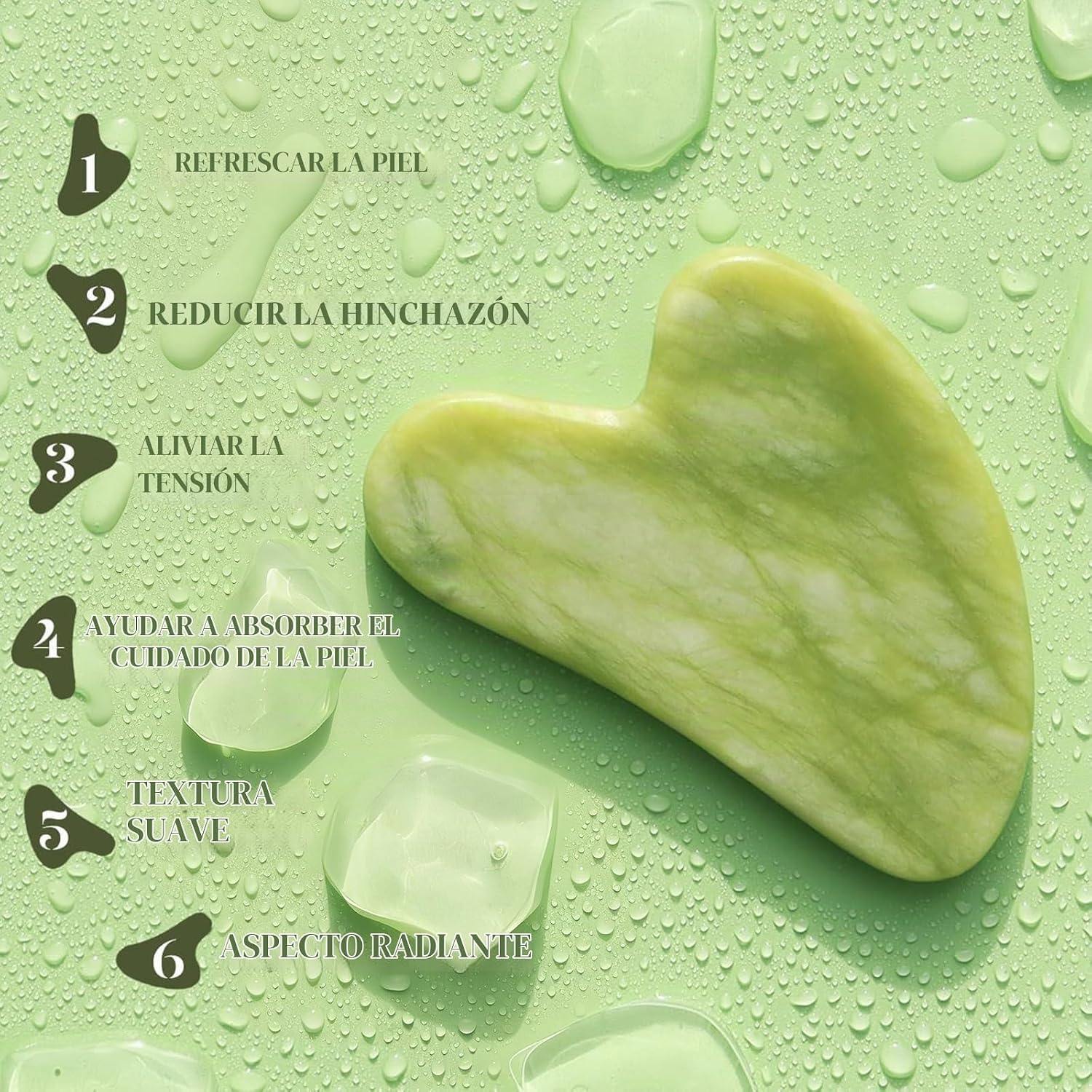 SET DE MASAJE FACIAL BAIMEI ICYME CON GUA SHA Y RODILLO DE JADE - 4
