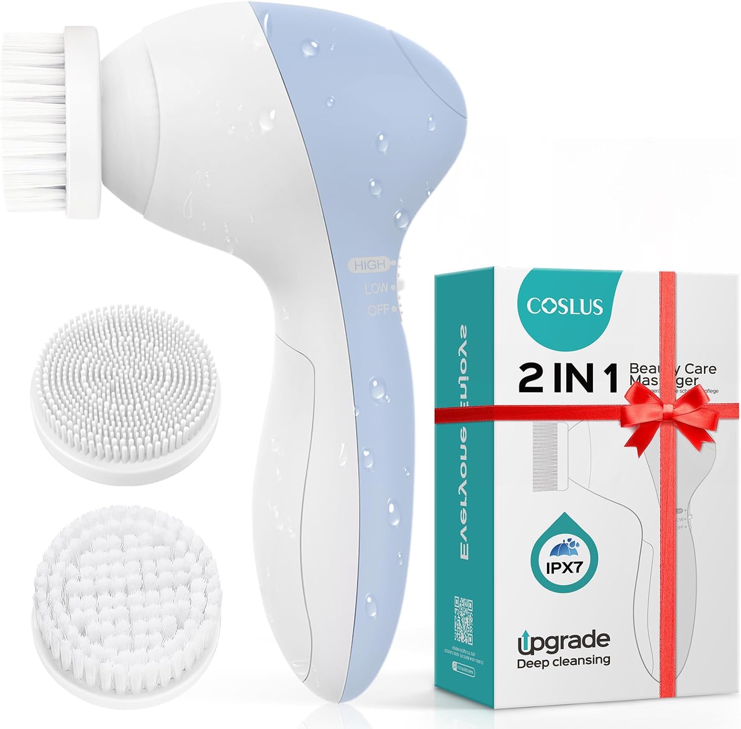 CEPILLO FACIAL LIMPIADOR COSLUS STANDARD AZUL - 1