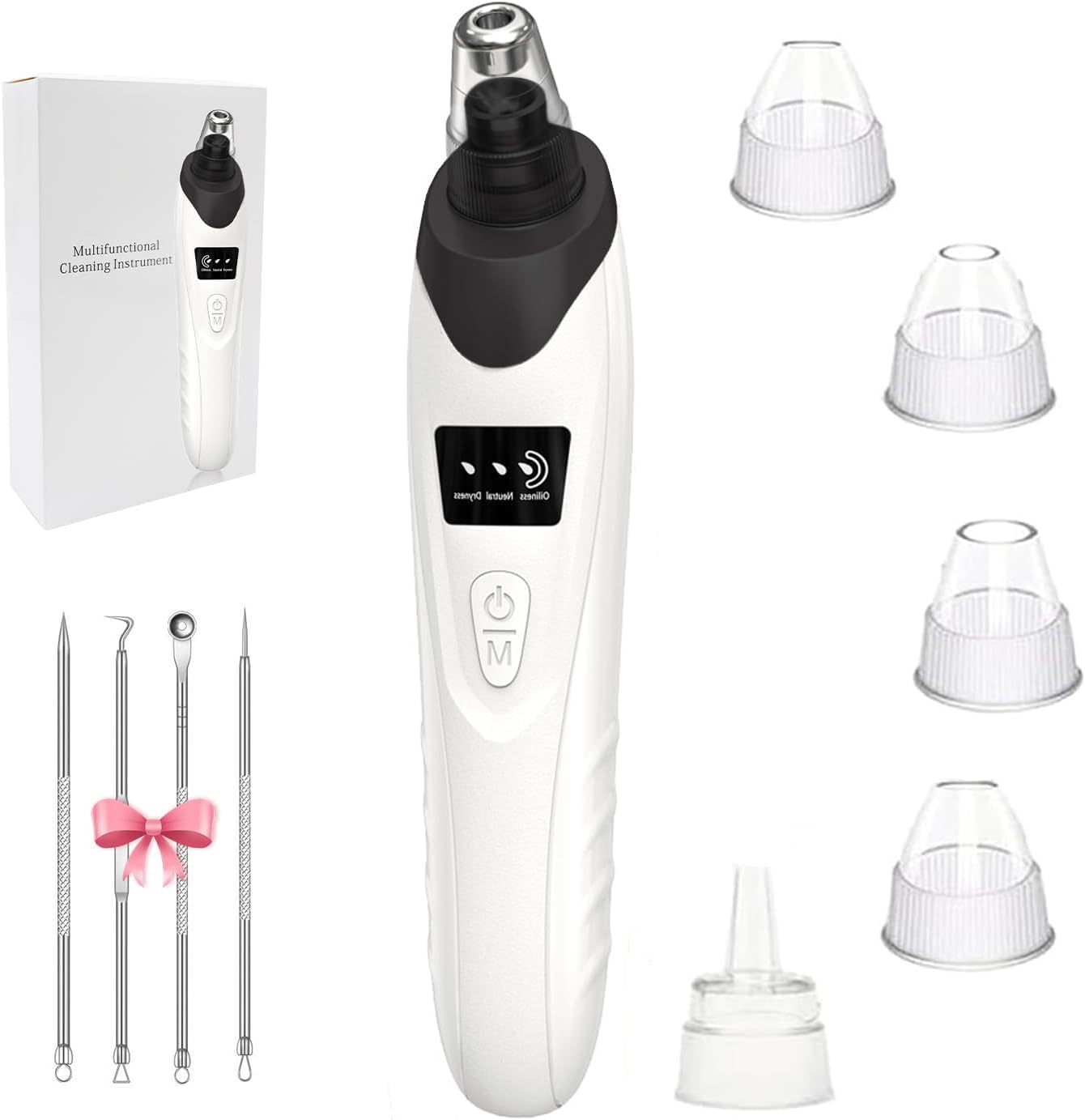 REMOVEDOR DE PUNTOS NEGROS GACKOKO BLACKHEAD REMOVER PORE VACUUM NEGRO - 1