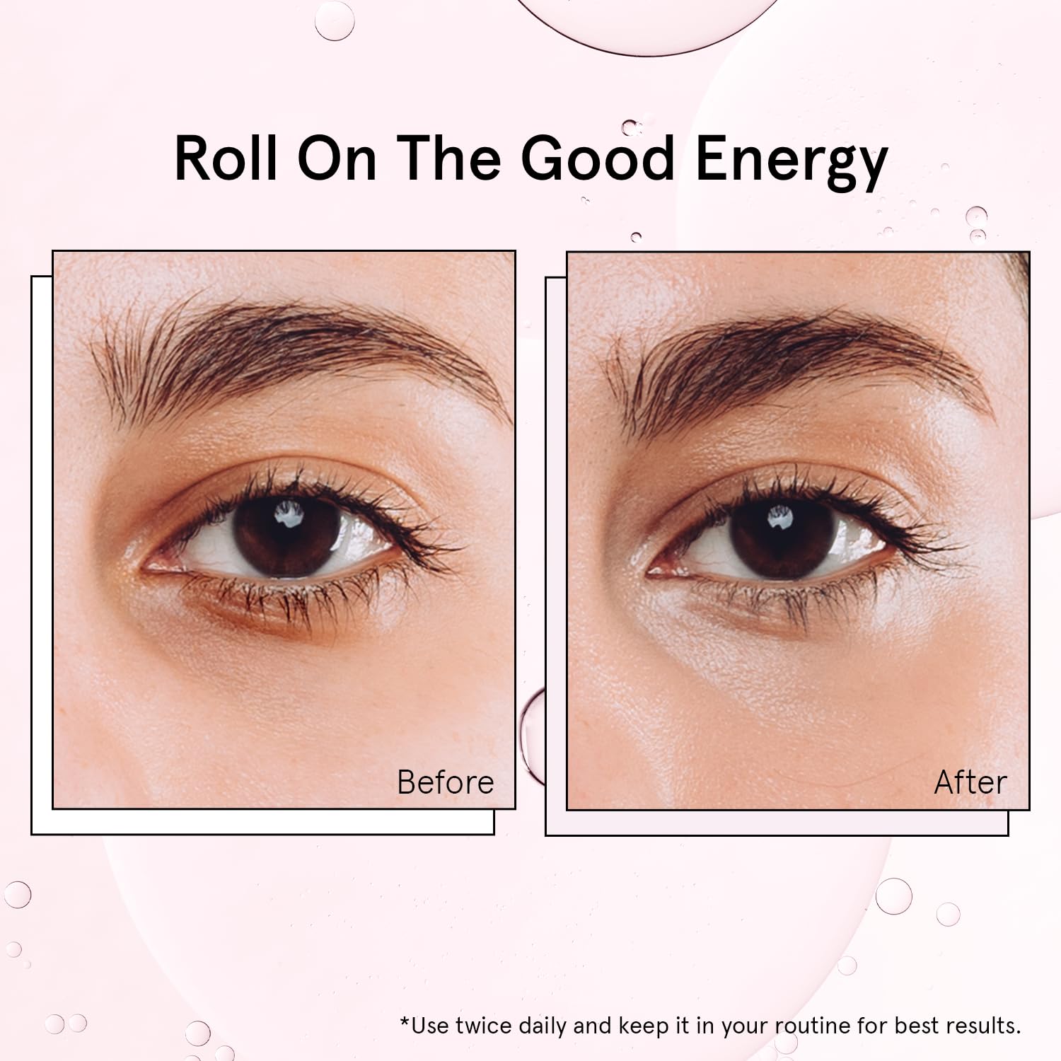 TRATAMIENTO CONTORNO DE OJOS GRACE Y STELLA UNDER EYE BRIGHTENER CON RODILLO DE CUARZO ROSA - 5