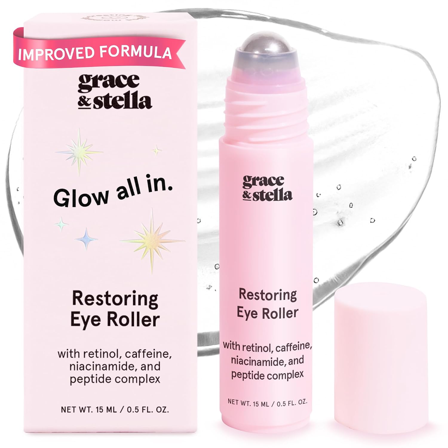 SUERO PARA CONTORNO DE OJOS GRACE Y STELLA ROLLER 15ML - 1