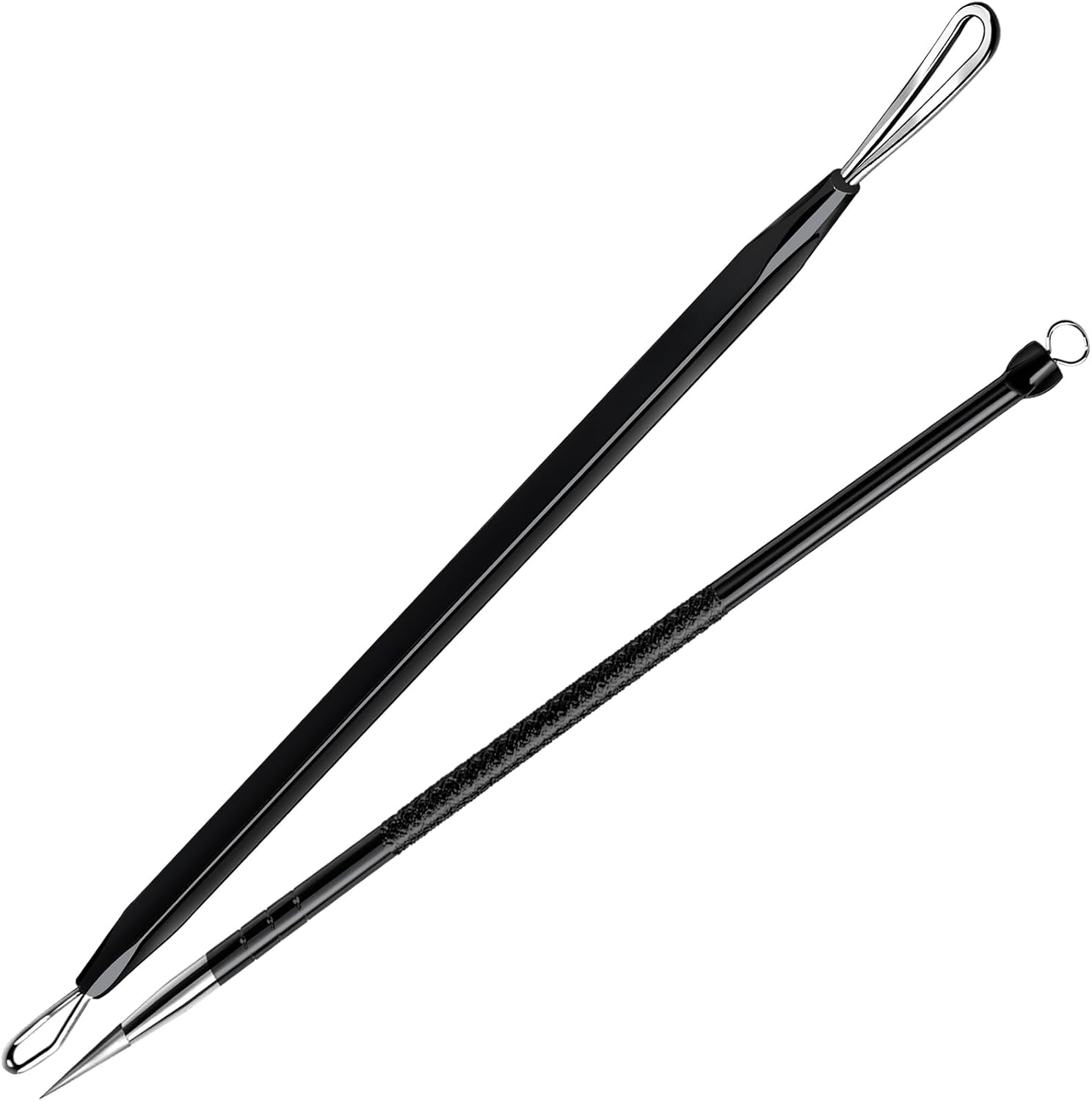 EXTRACTOR DE ESPINILLAS TEENITOR 2 EN 1 ACERO INOXIDABLE NEGRO - 1