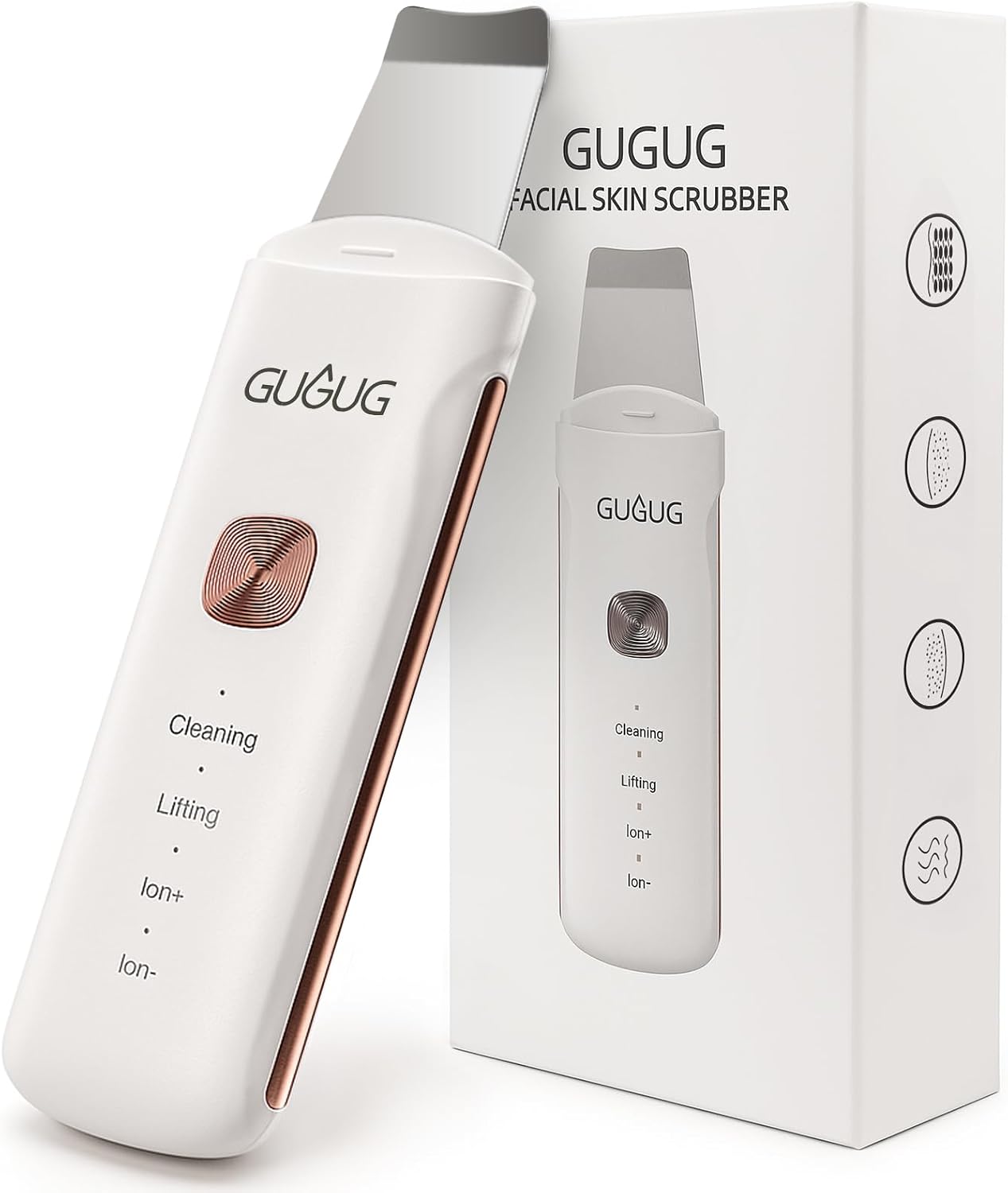 LIMPIADOR FACIAL IMPERMEABLE GUGUG SKIN SCRUBBER 4 EN 1 - 1