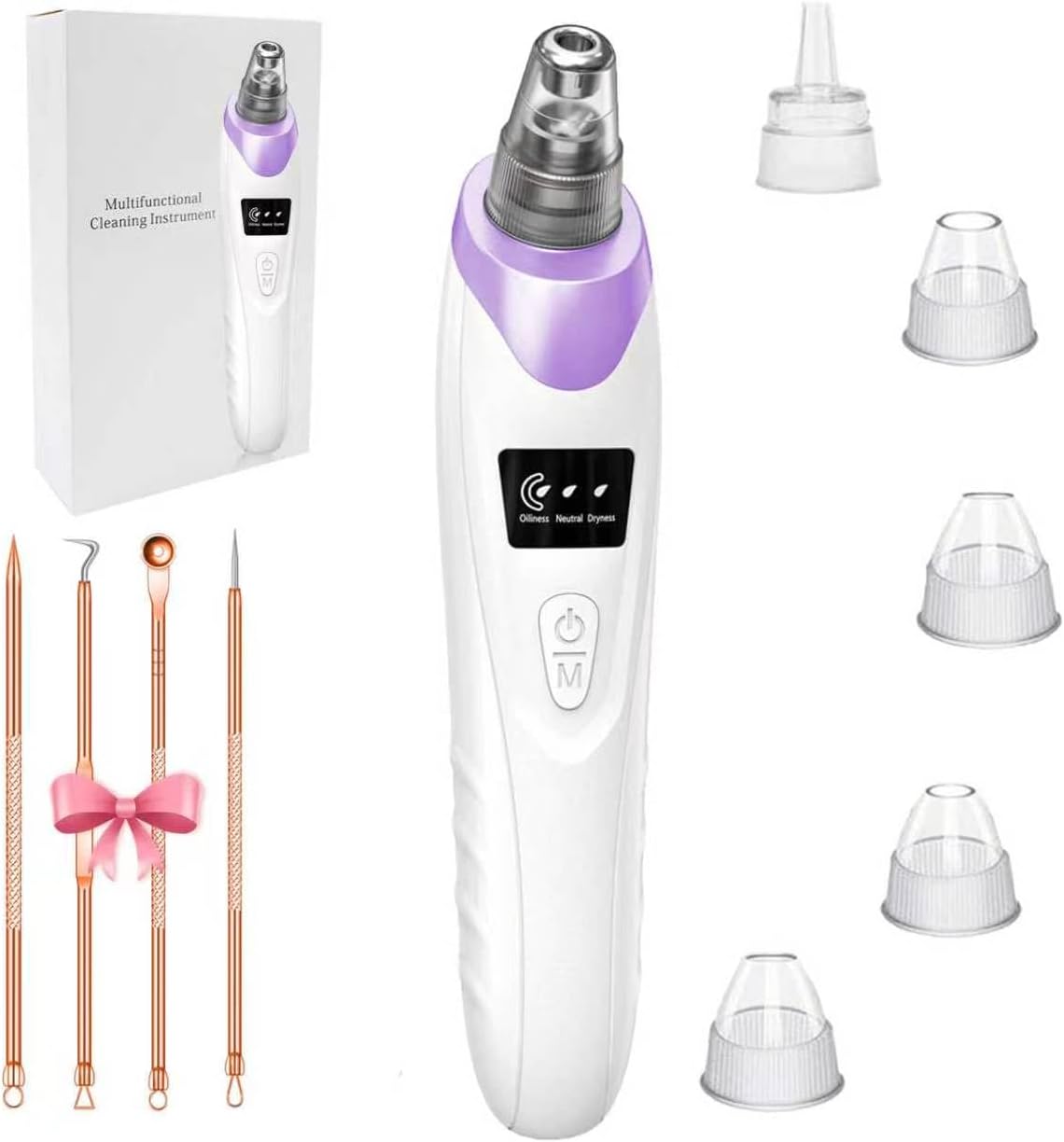 REMOVEDOR DE PUNTOS NEGROS GACKOKO PORE VACUUM MORADO - 1