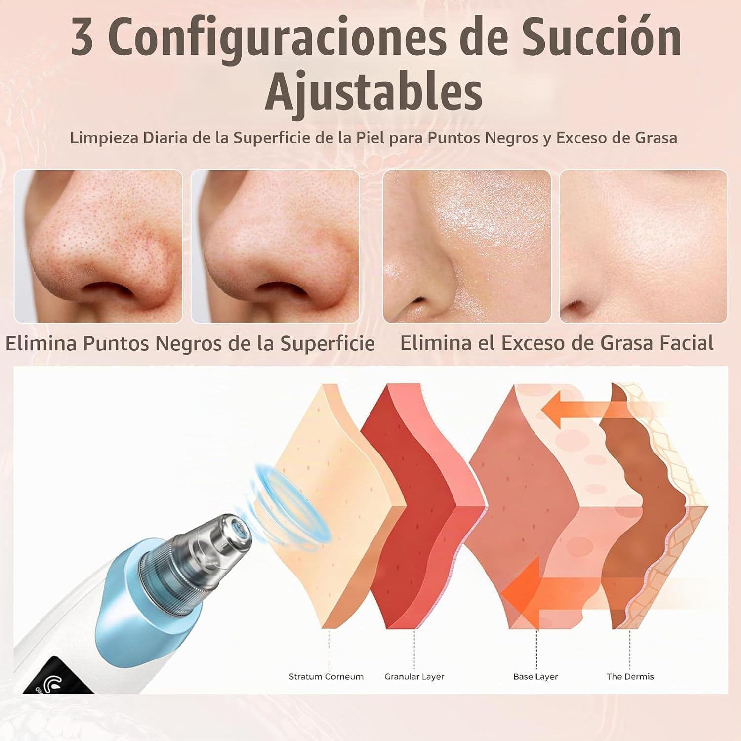 REMOVEDOR DE PUNTOS NEGROS GACKOKO MODELO BLUE - 3