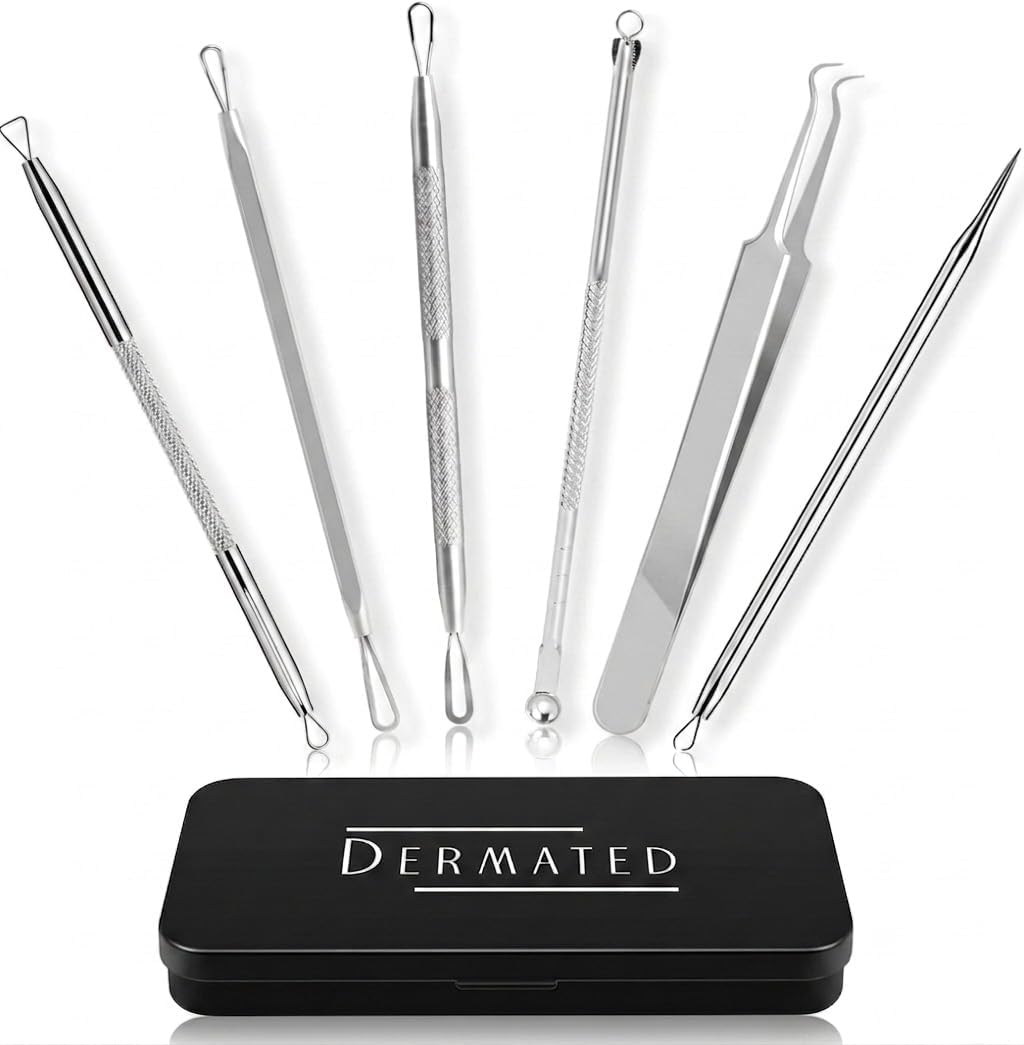 KIT DE 6 HERRAMIENTAS PARA ESPINILLAS DERMATED ACERO INOXIDABLE 410 - 1