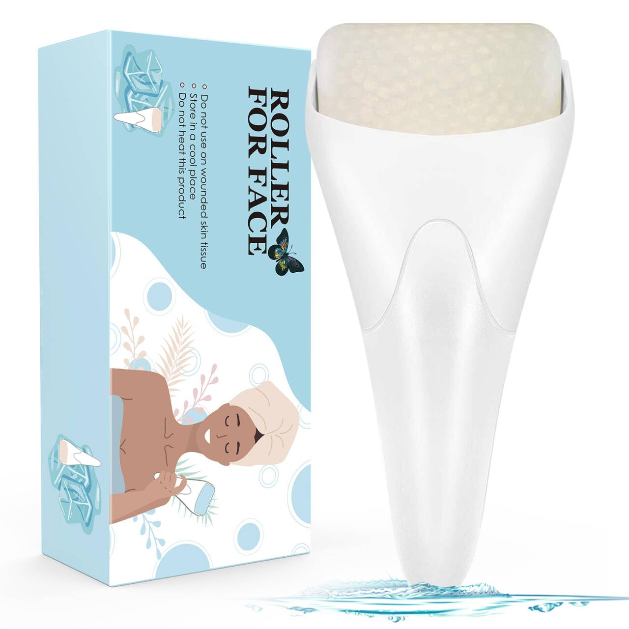 RODILLO DE HIELO PARA ROSTRO FRONNOR BLANCO - 1