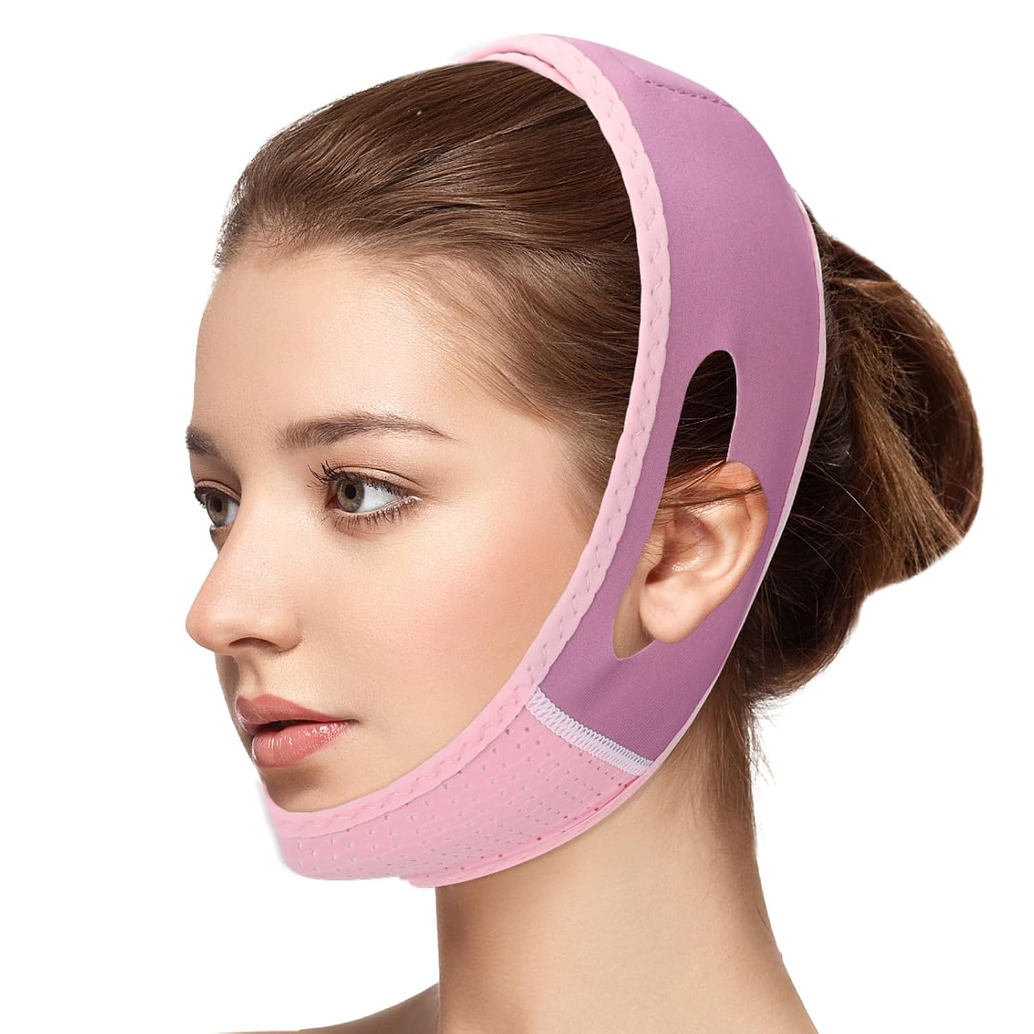 MASCARILLA REUTILIZABLE V-LINE DATANSUN CON EFECTO LIFTING Y AJUSTABLE PARA DORMIR - 1