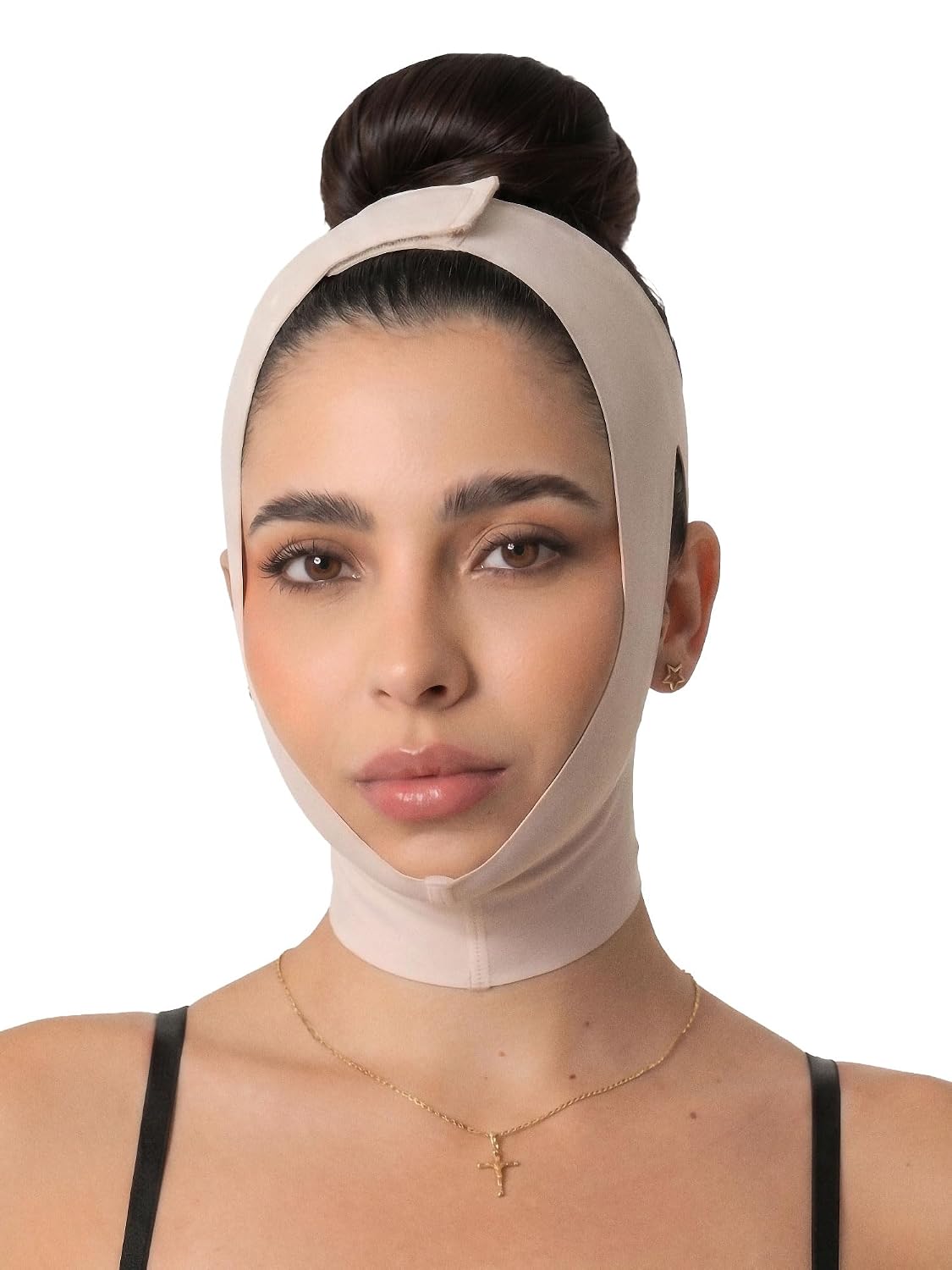 FAJA MENTONERA PARA PAPADA FAJAS SALOME BEIGE - 1