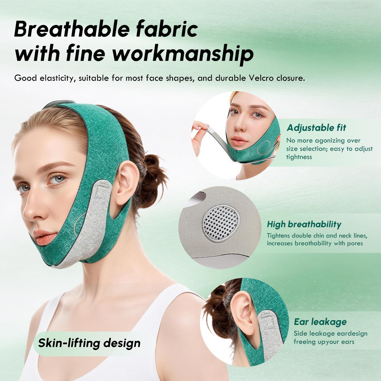 MASCARILLA DE LEVANTAMIENTO V LINE LAOYABB CON TECNOLOGÍA GRAPHENE PARA REDUCCIÓN DE PAPADA - 5