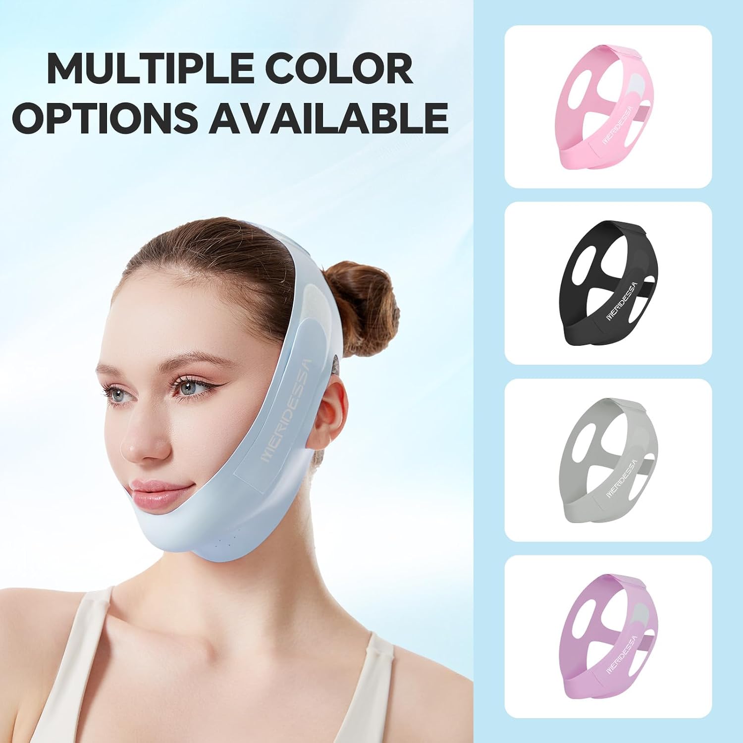 MASCARILLA FACIAL LIFTING MERIDESSA V-LIFT PRO AZUL - 2