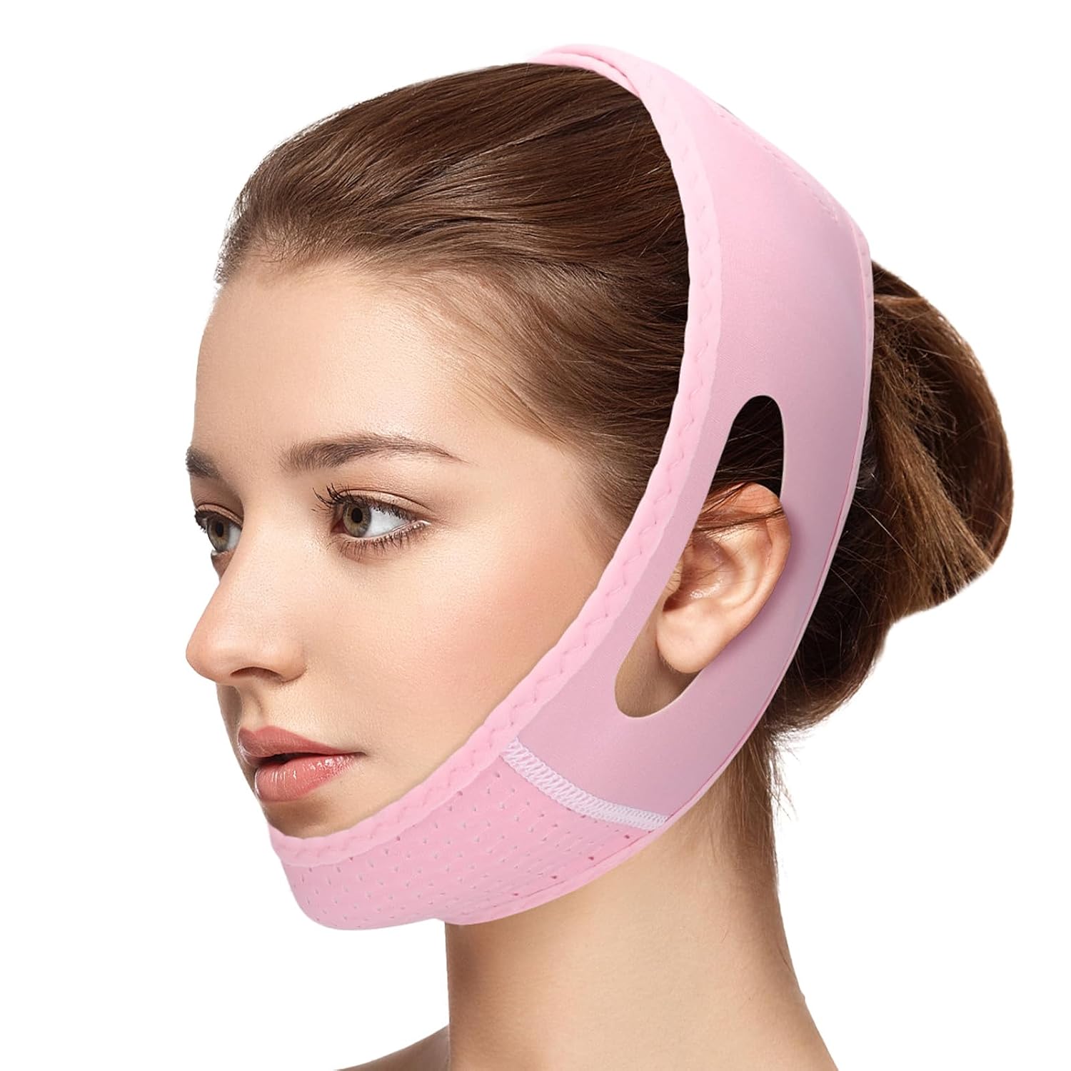 MASCARILLA REUTILIZABLE V-LINE DATANSUN CON EFECTO LIFTING Y AJUSTABLE PARA CONTORNO DE MANDÍBULA - 1