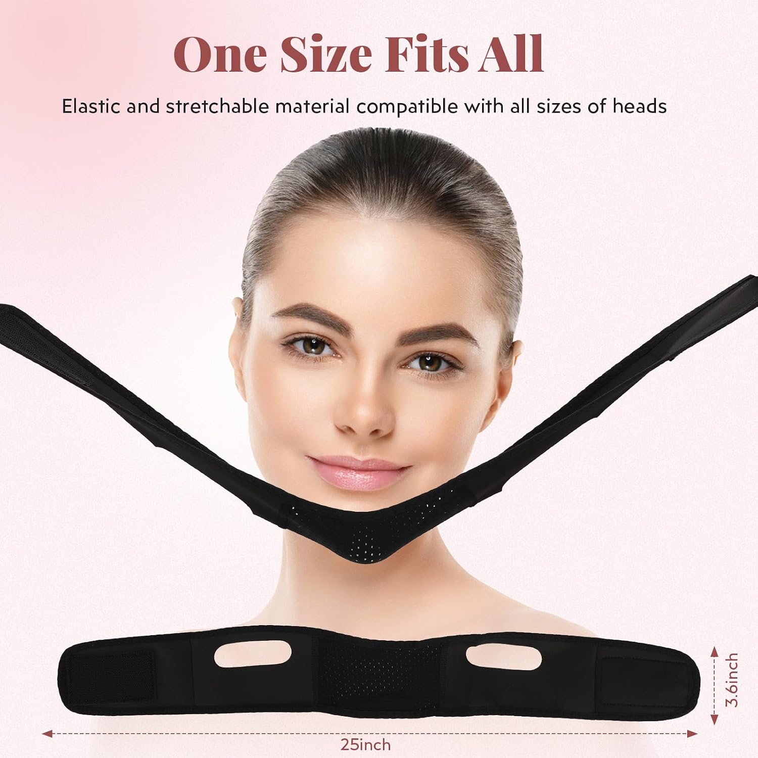MASCARILLA REUTILIZABLE V-LINE DATANSUN CON EFECTO LIFTING Y AJUSTABLE PARA CONTORNO DE MANDÍBULA - 3