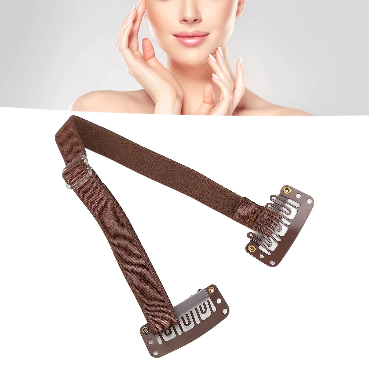 BANDAS FACIALES LUQEEG 4 UNIDADES CON CLIPS AJUSTABLES PARA LIFTING Y REDUCCIÓN DE ARRUGAS - 4