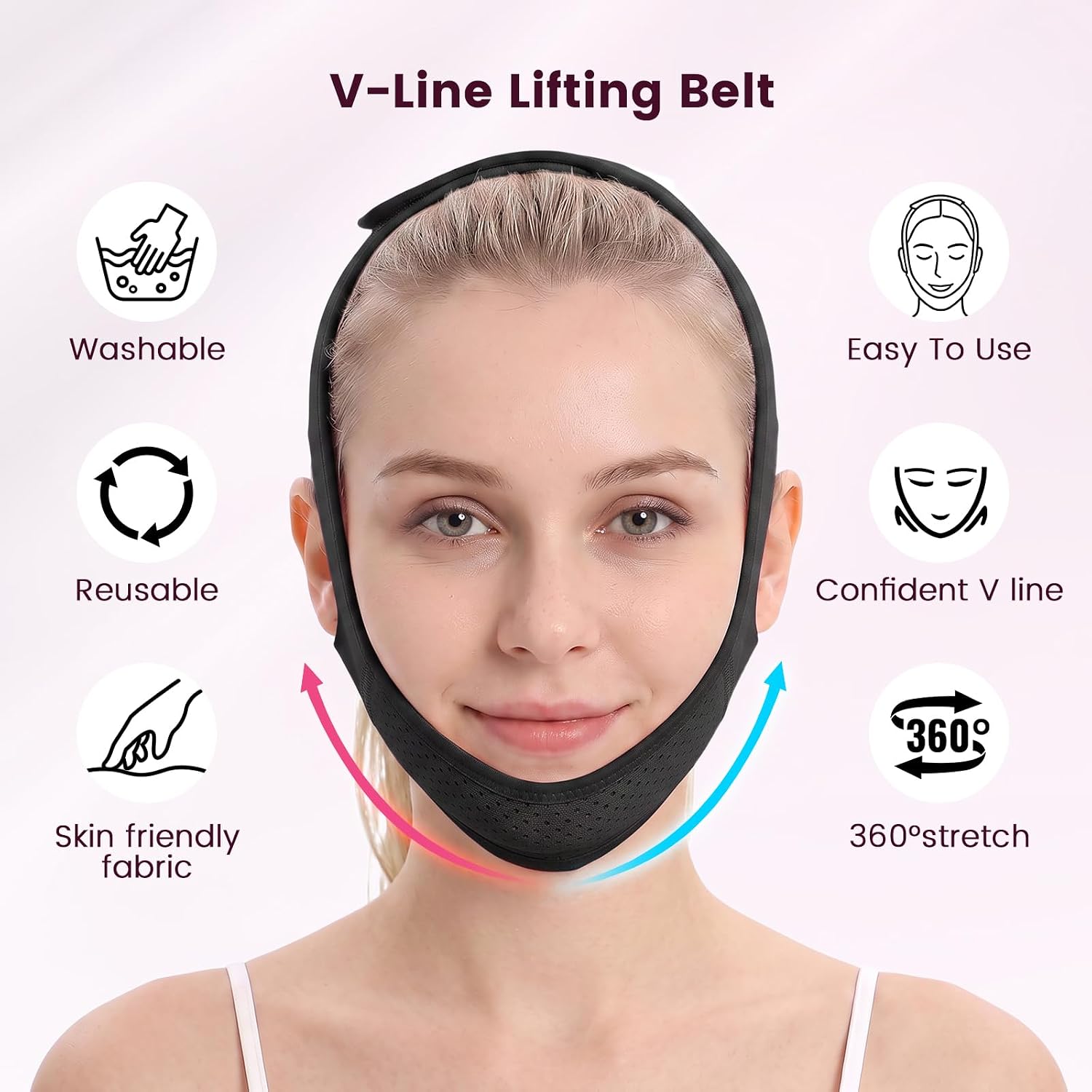 MASCARILLA FACIAL LIFTING V LINE REUTILIZABLE BOLEOUY NEGRA - 2