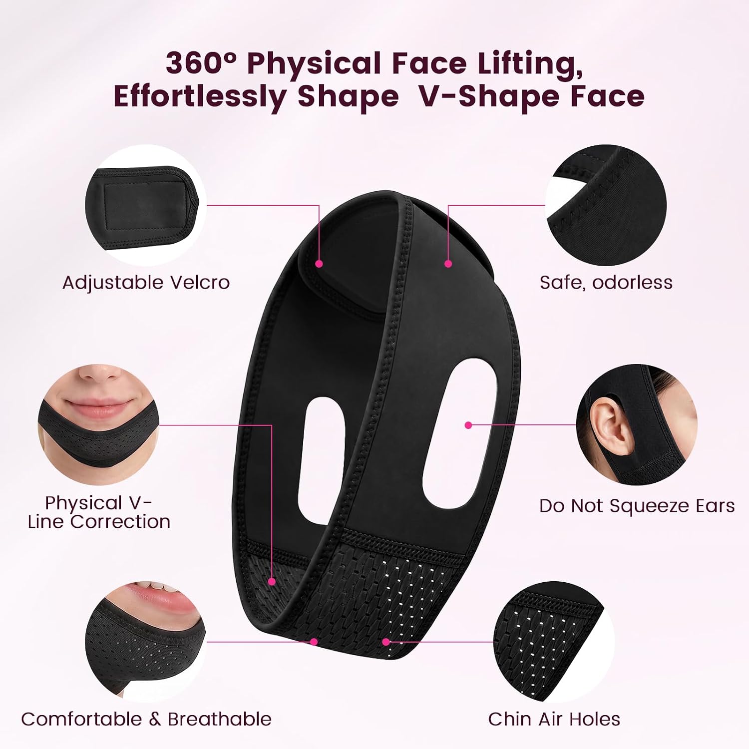 MASCARILLA FACIAL LIFTING V LINE REUTILIZABLE BOLEOUY NEGRA - 4