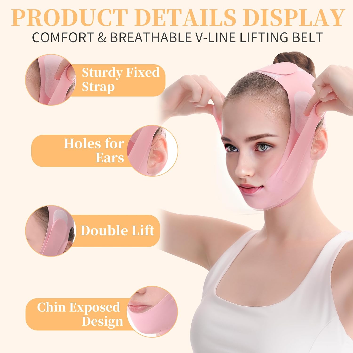 MASCARILLA FACIAL V LINE LIFTING MASK LOSKE PARA REAFIRMAR Y CONTORNEAR - 2