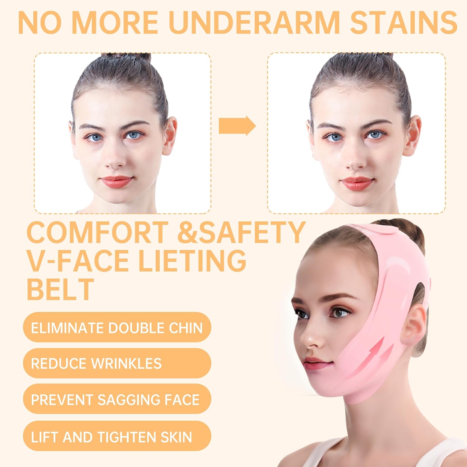 MASCARILLA FACIAL V LINE LIFTING MASK LOSKE PARA REAFIRMAR Y CONTORNEAR - 5