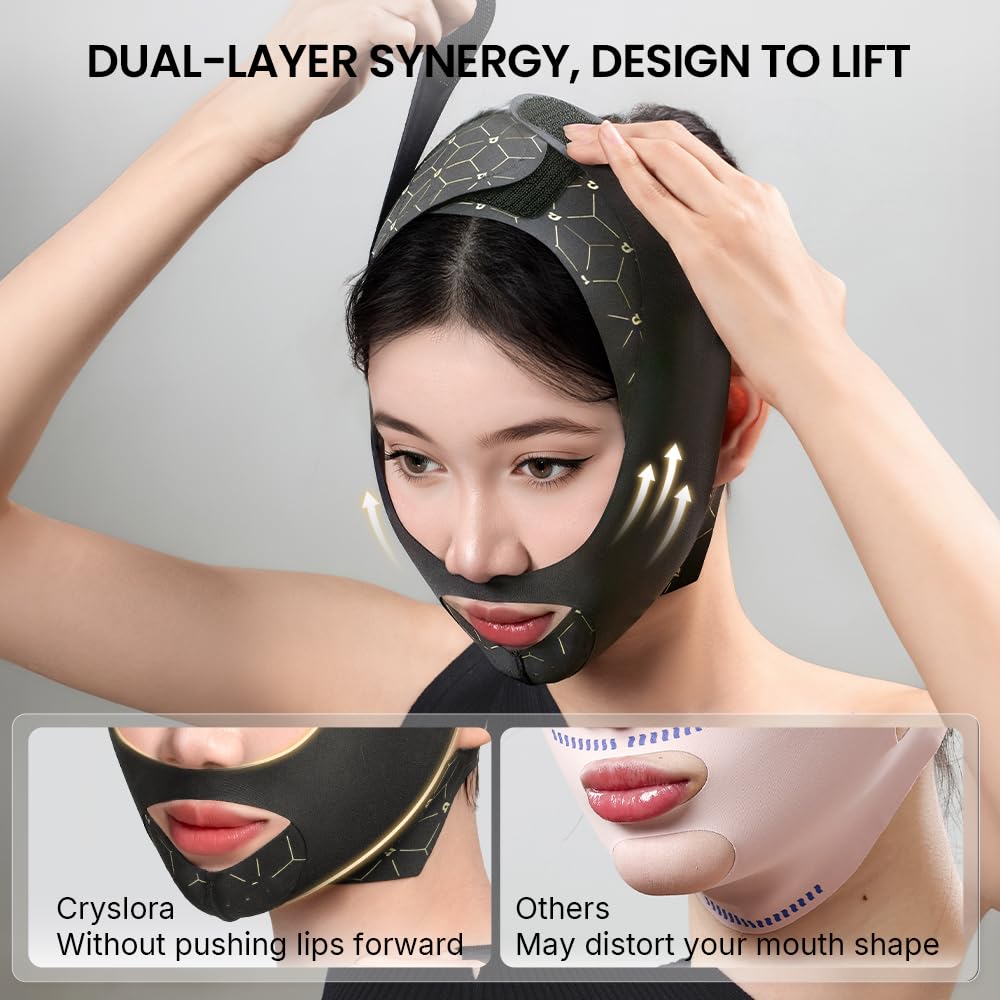 REDUCTOR DE PAPADA CRYSLORA CINTA FACIAL LIFTING Y MOLDEADOR DE MANDÍBULA - 4