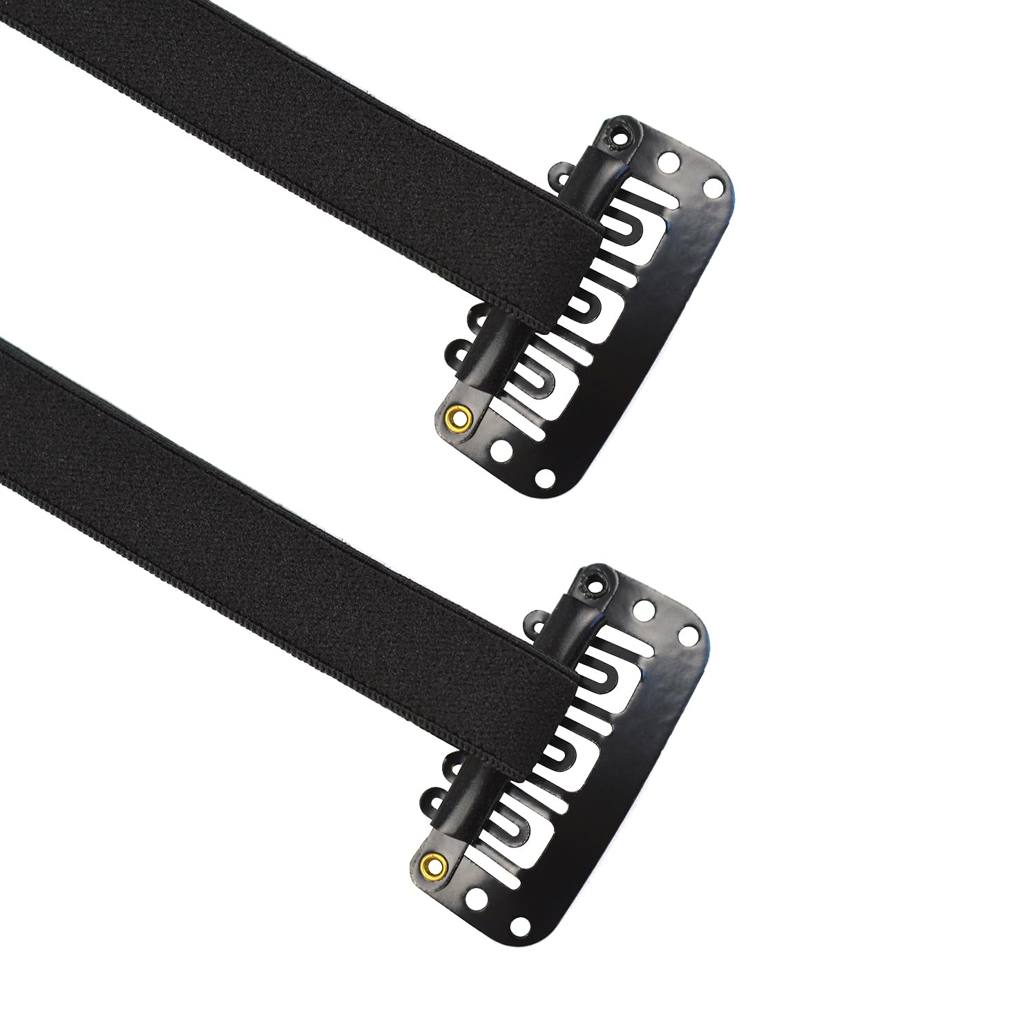 BANDAS FACIALES YTBYT CON CLIPS AJUSTABLES 24 CM NEGRO - 5