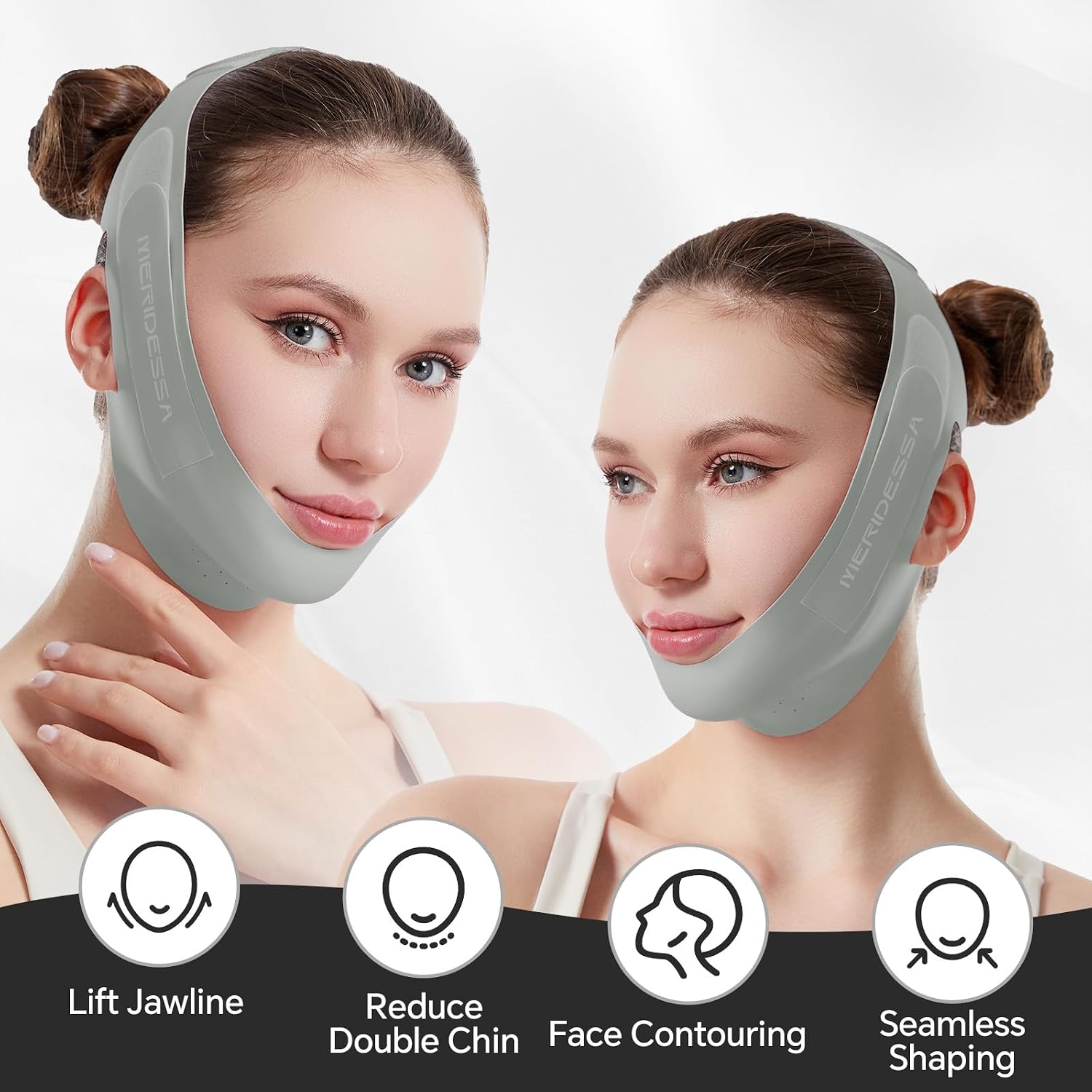 MASCARILLA FACIAL LIFTING MERIDESSA V-LIFT PRO V-LINE BEIGE - 3