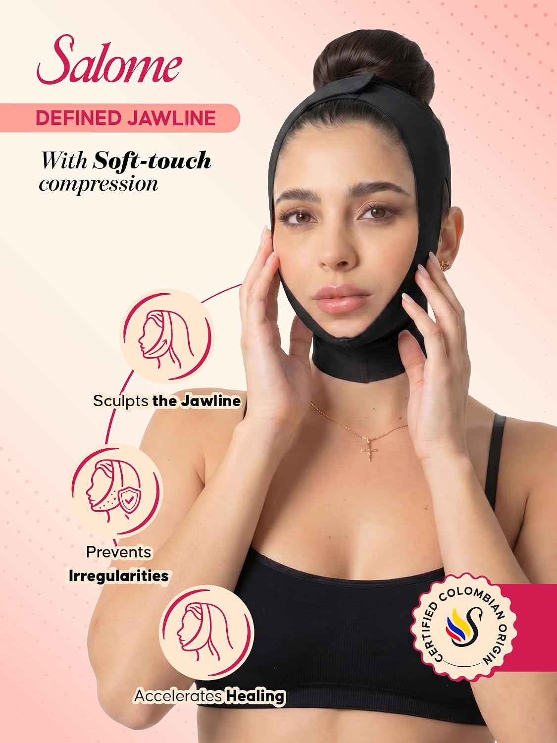 FAJA MENTONERA FAJAS SALOME PARA PAPADA Y POST CIRUGÍA - 2