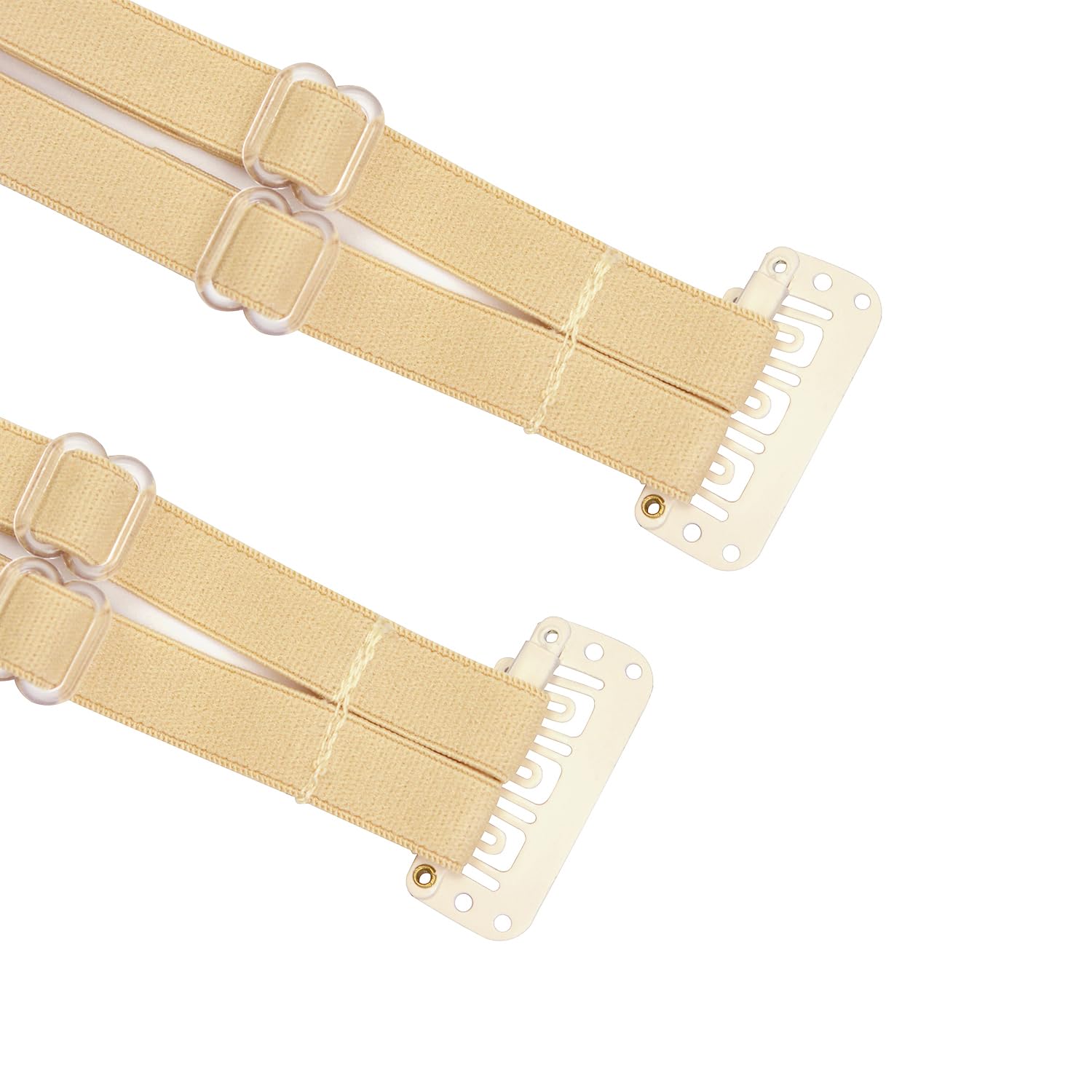 BANDAS FACIALES YTBYT CON CLIPS AJUSTABLES 24CM RUBIO DOBLE - 5