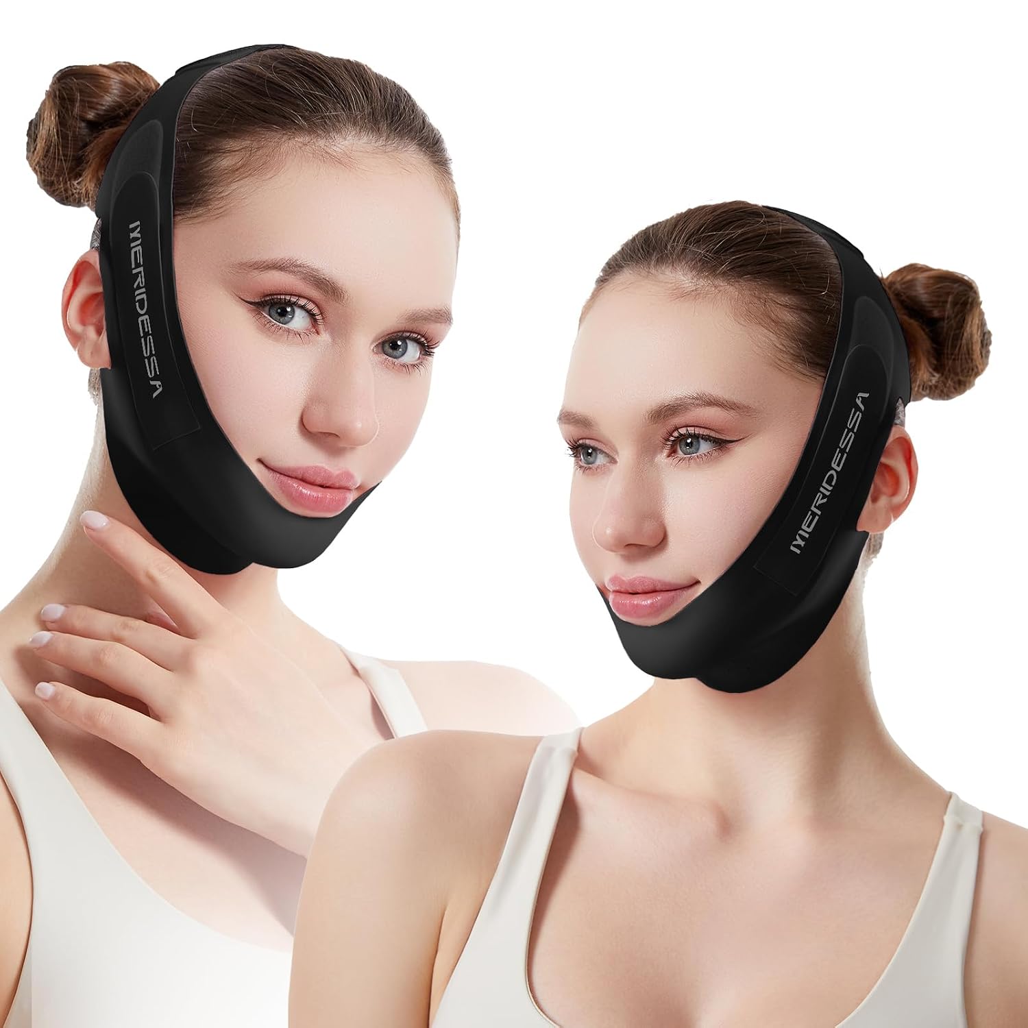 MASCARILLA FACIAL LIFTING MERIDESSA V-LIFT PRO V-LINE NEGRA - 1