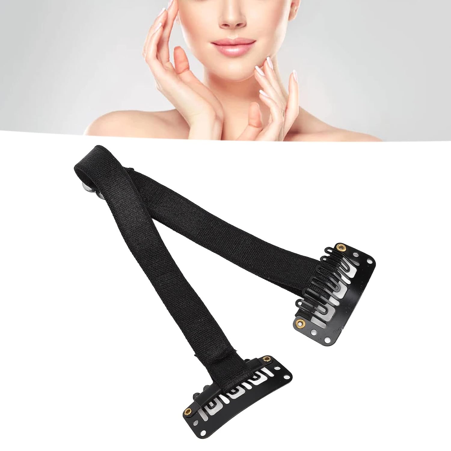 BANDAS FACIALES LIFTING LUQEEG 4 UNIDADES AJUSTABLES CON CLIPS - 5