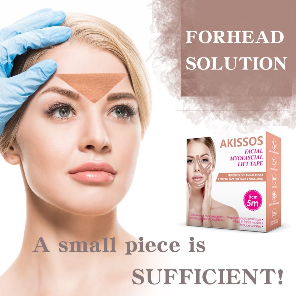PARCHE ANTIARRUGAS PARA FRENTE Y ENTRECEJO AKISSOS 5 CM DE ANCHO - 2