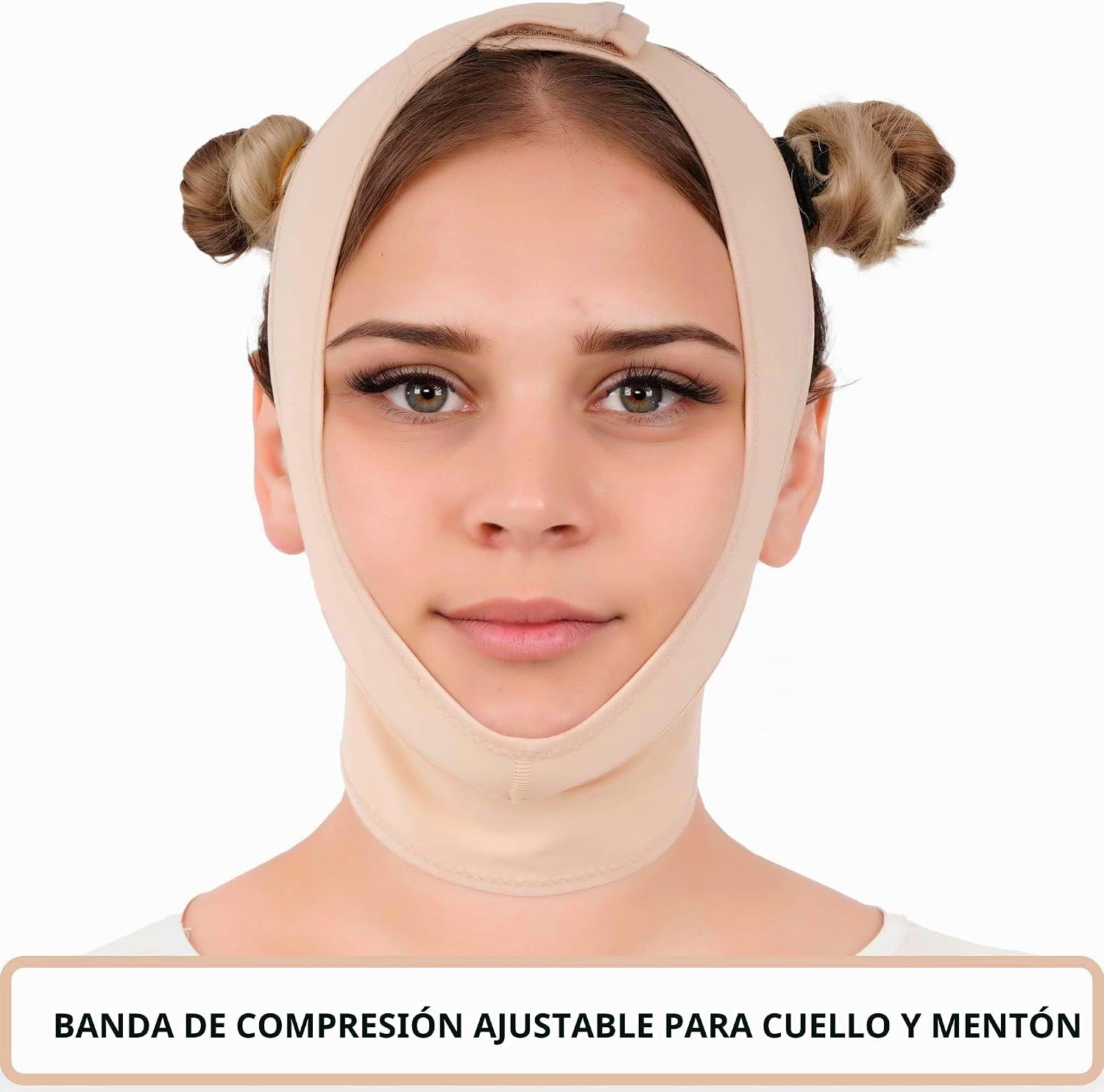 FAJA DE COMPRESIÓN PARA CUELLO Y MENTÓN IKIDO POST CIRUGÍA PARA MUJER - 2