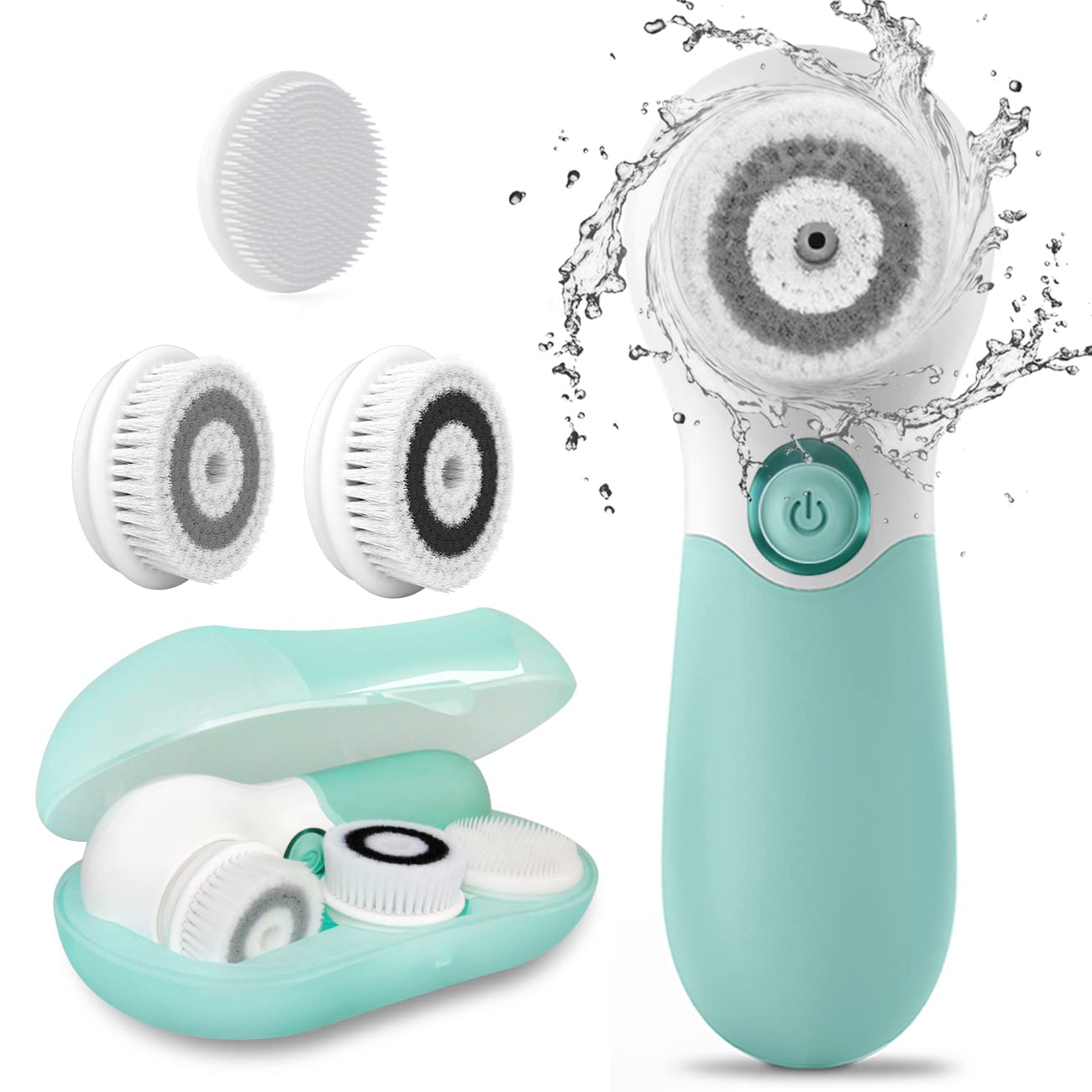 CEPILLO FACIAL ELÉCTRICO TOUCHBEAUTY CON 3 CABEZALES Y 2 VELOCIDADES - 1