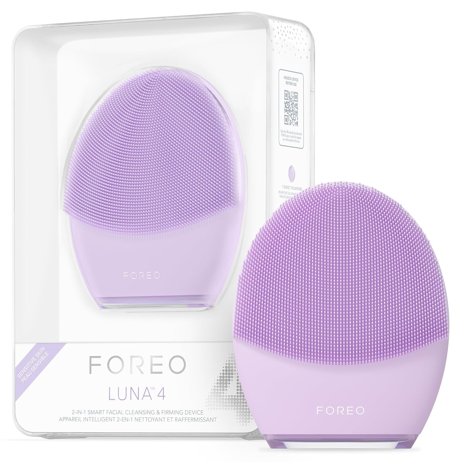 CEPILLO FACIAL FOREO LUNA 4 MASAJEADOR REAFIRMANTE - 1