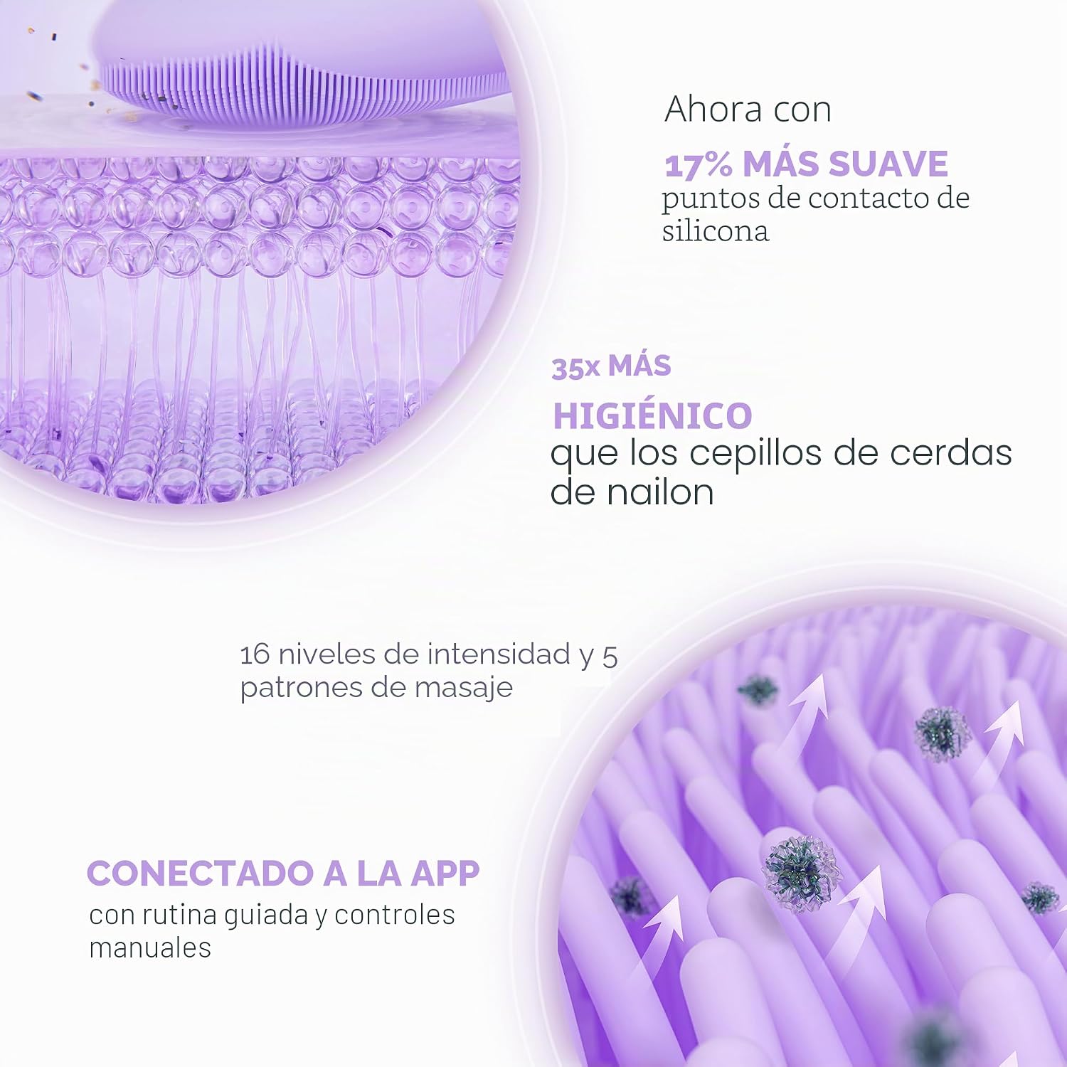 CEPILLO FACIAL FOREO LUNA 4 MASAJEADOR REAFIRMANTE - 3