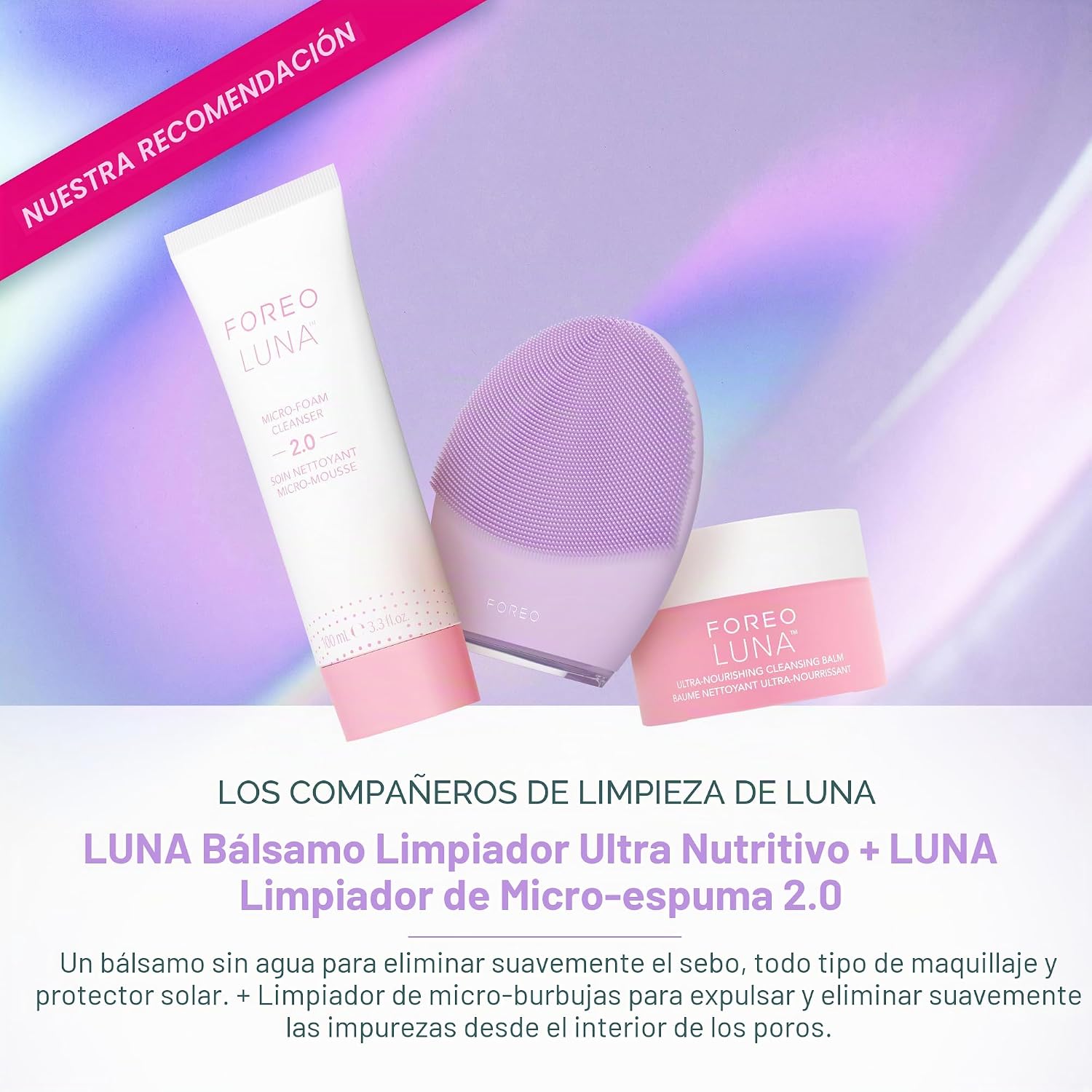CEPILLO FACIAL FOREO LUNA 4 MASAJEADOR REAFIRMANTE - 4